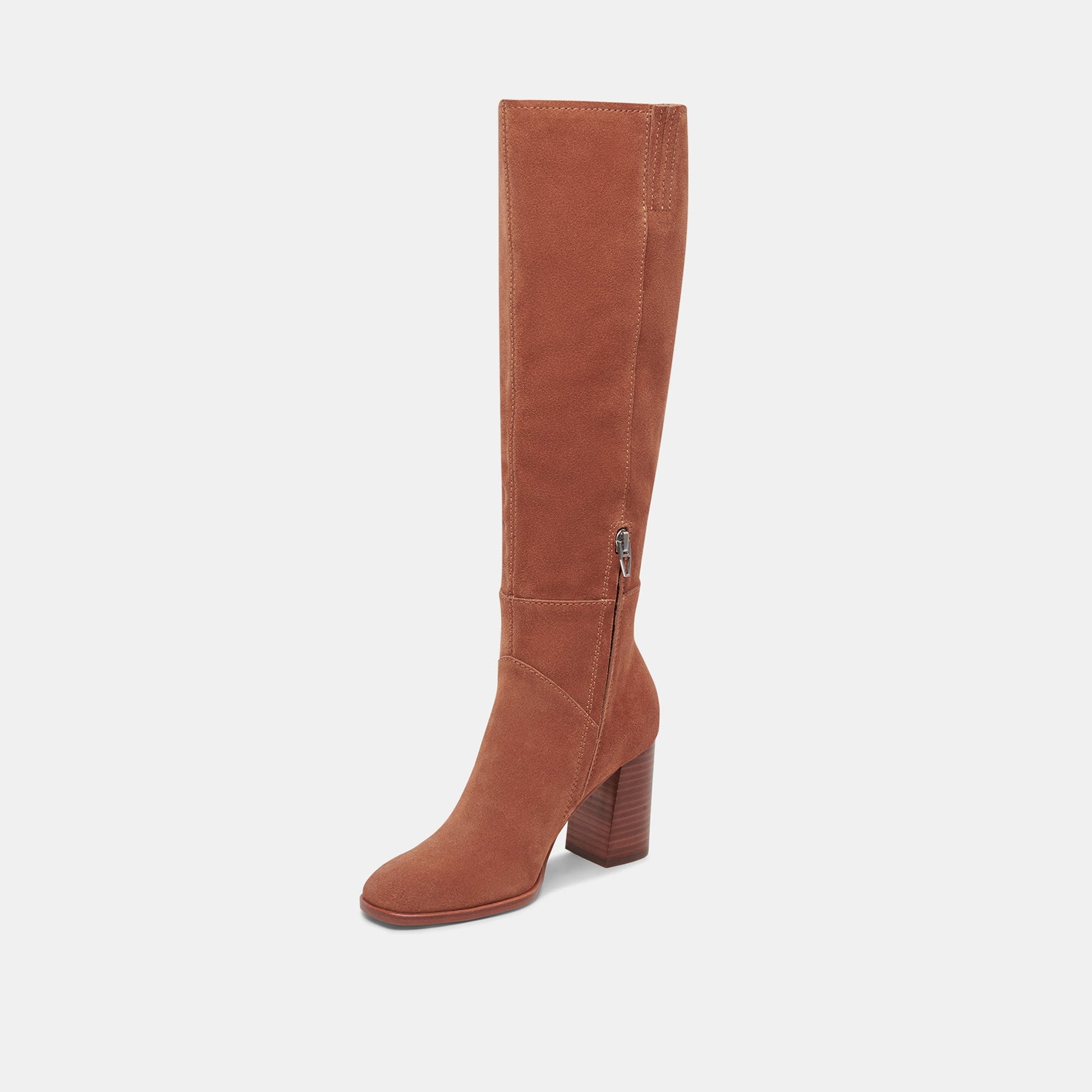 FYNN Wide Calf Boots DK Brown Suede | Brown Suede Knee-High Boots
 – Dolce Vita Dolce Vita New