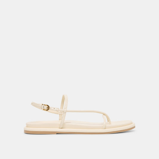 Dom Off White Leather Sandals Dolce Vita Outlet
