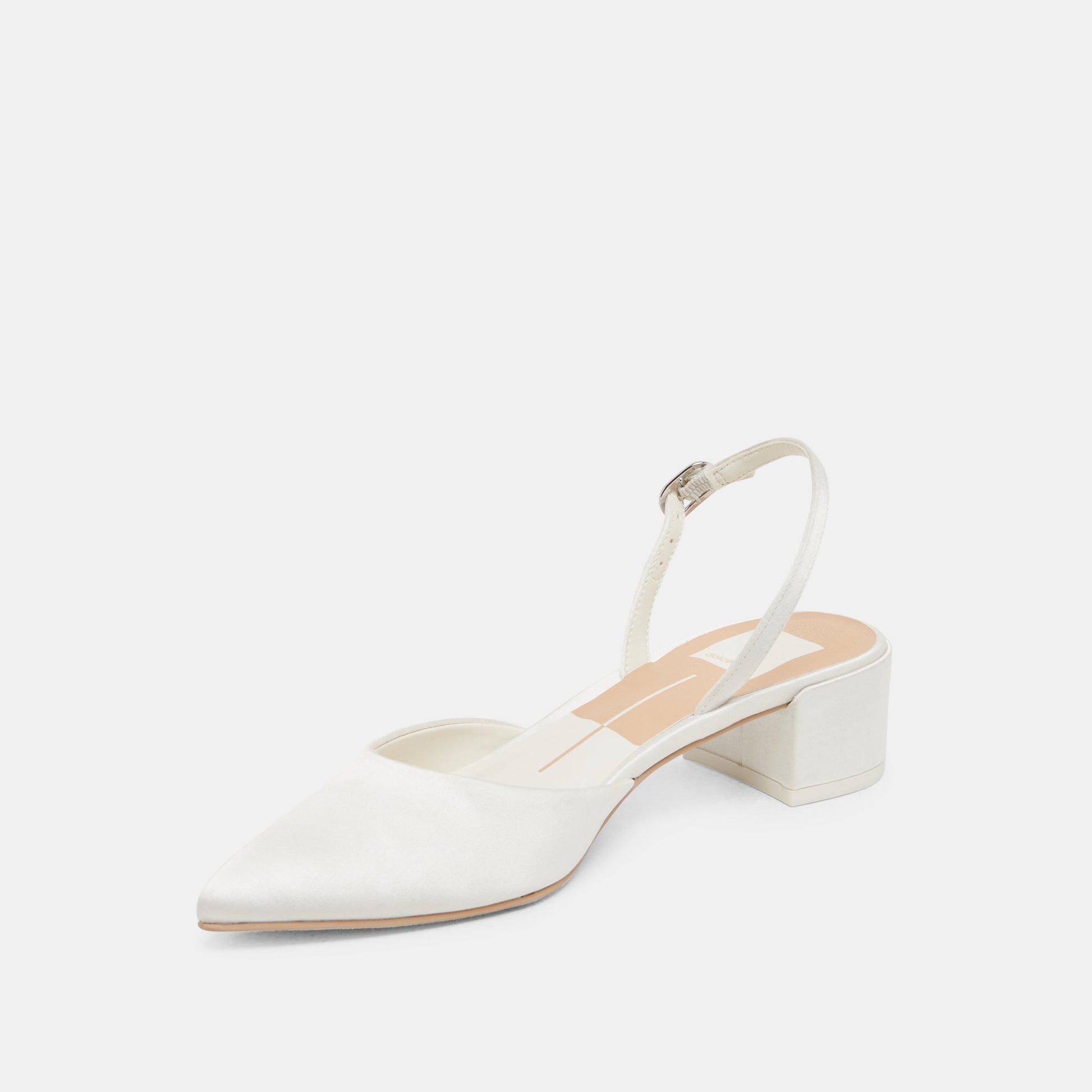 Carel Off White Satin Heels Dolce Vita For sale
