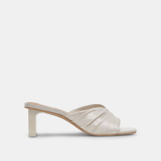 CARLAN HEELS OFF WHITE SILK
 – Dolce Vita Dolce Vita Sale