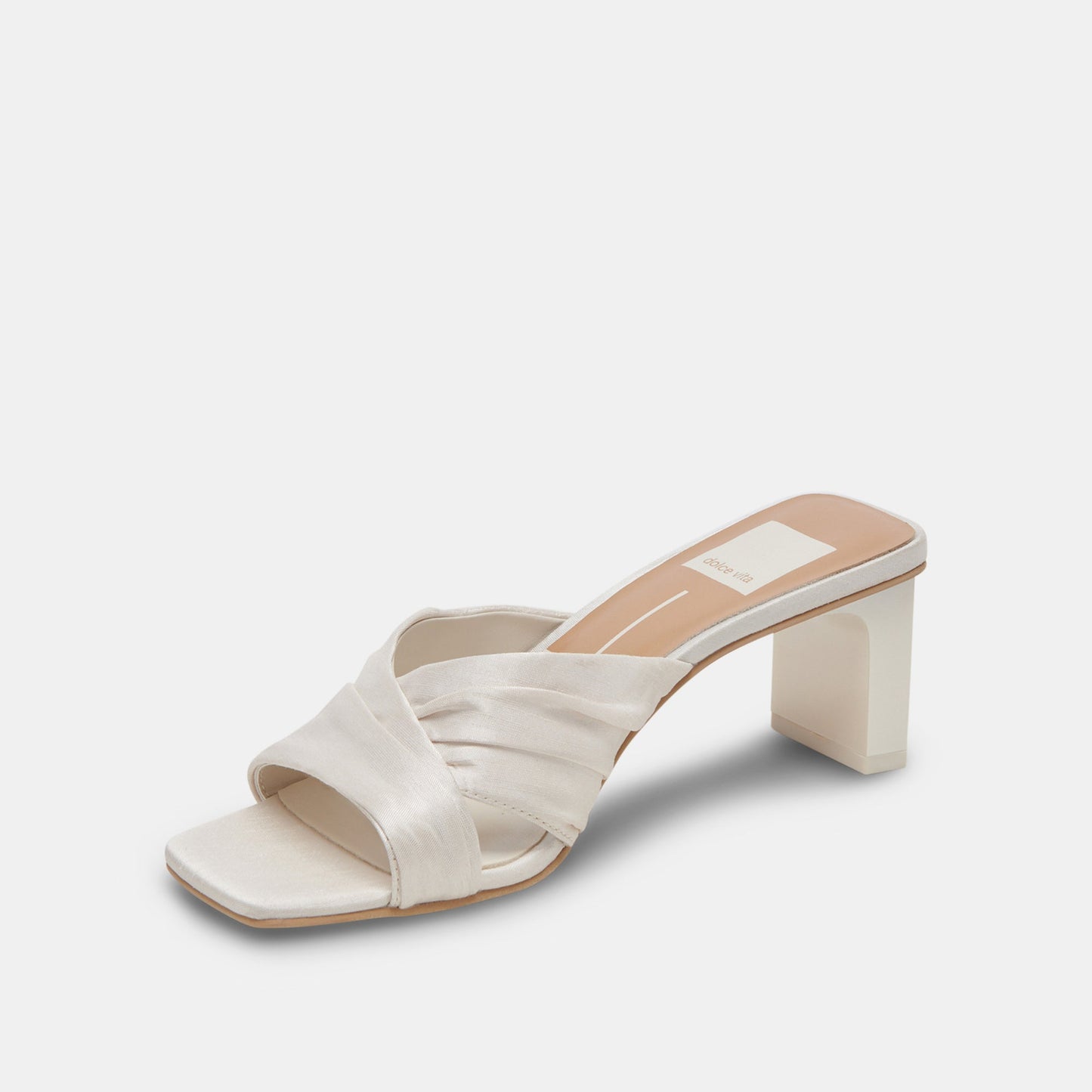 CARLAN HEELS OFF WHITE SILK
 – Dolce Vita Dolce Vita Sale