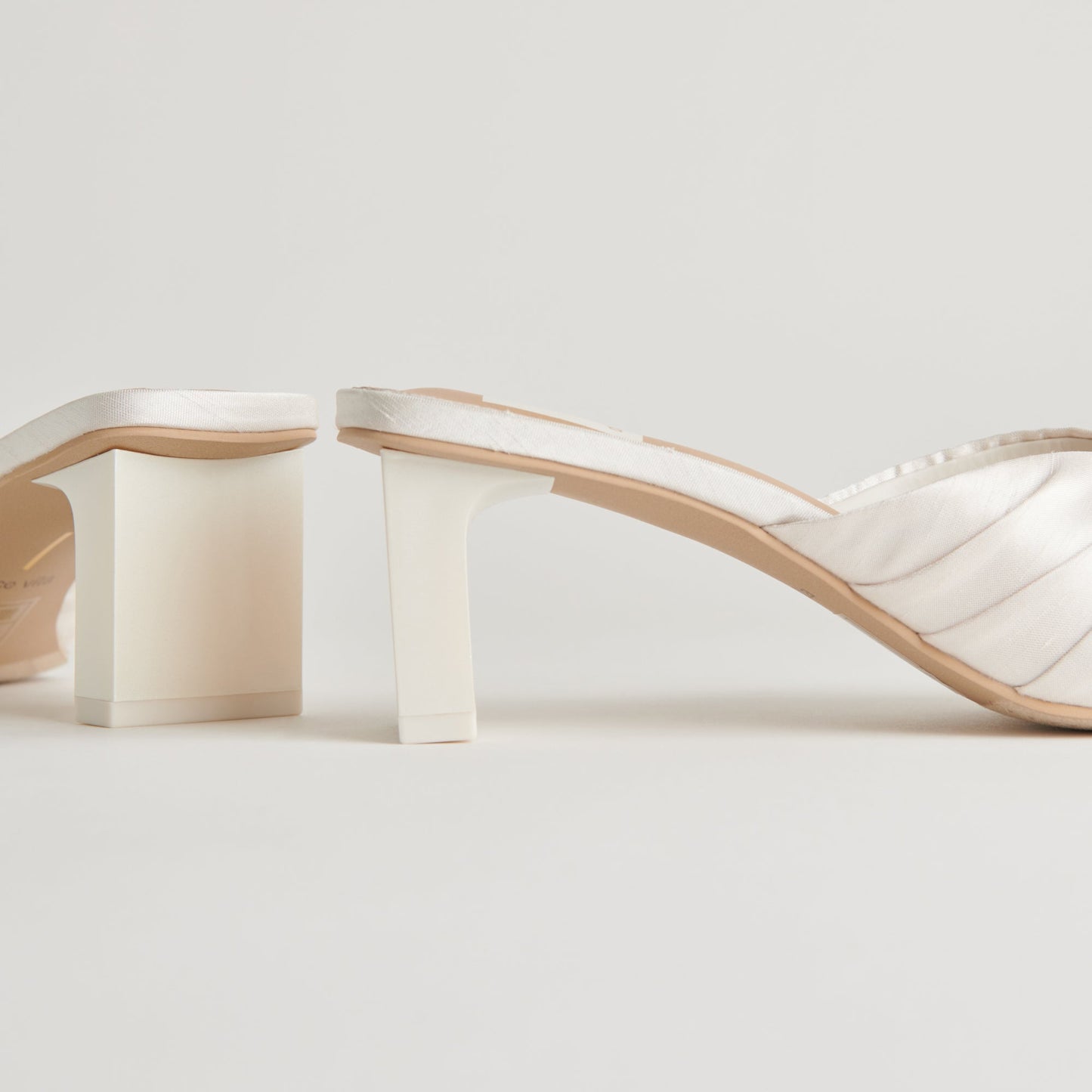 CARLAN HEELS OFF WHITE SILK
 – Dolce Vita Dolce Vita Sale