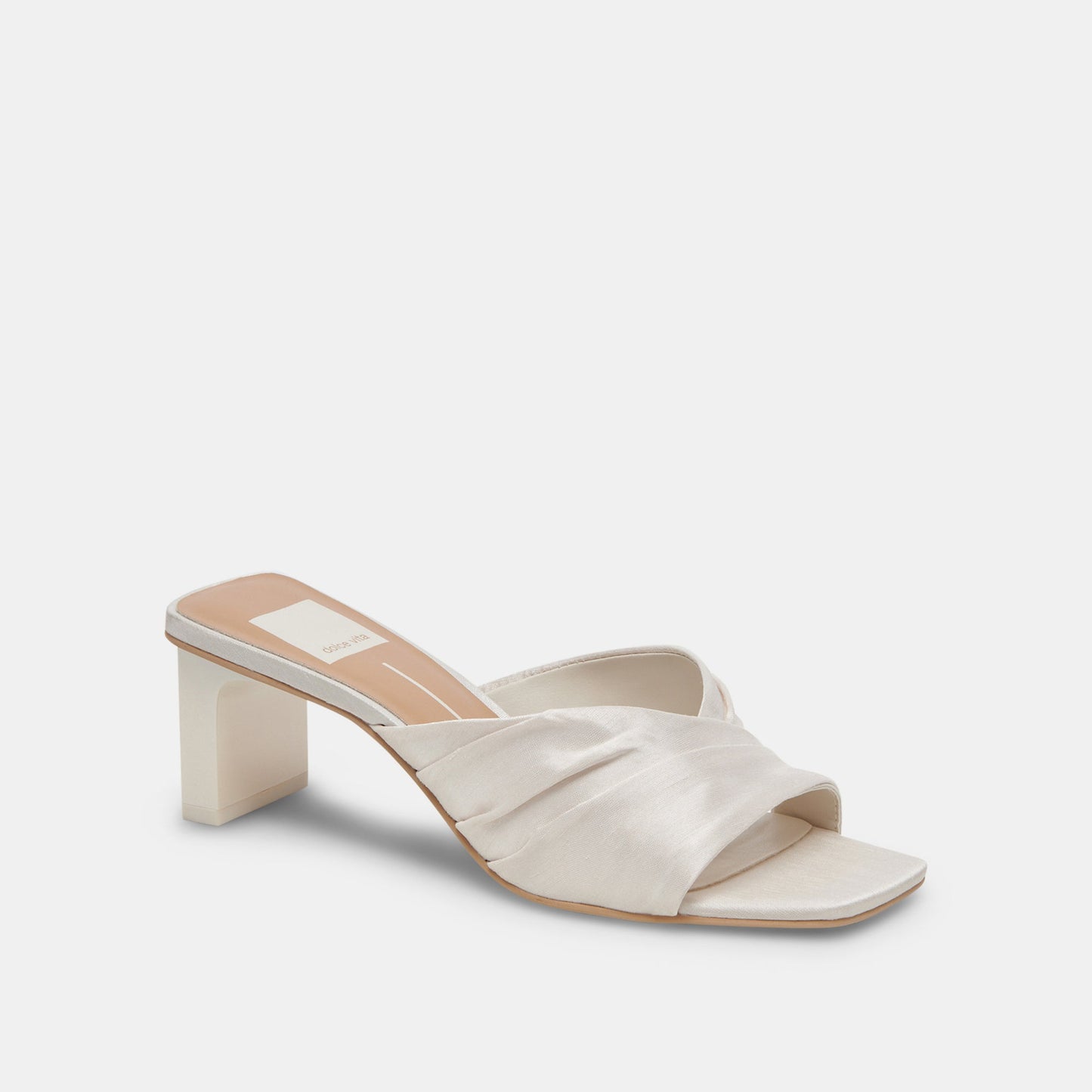 CARLAN HEELS OFF WHITE SILK
 – Dolce Vita Dolce Vita Sale
