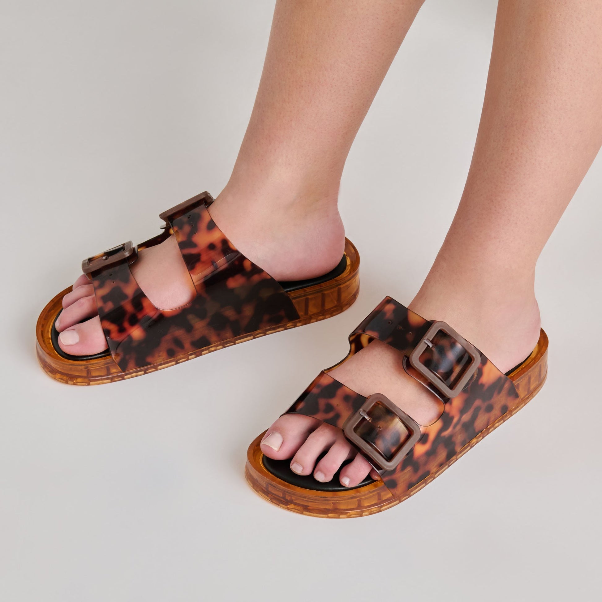 Julio Tortoise Vinyl Sandals Dolce Vita Outlet