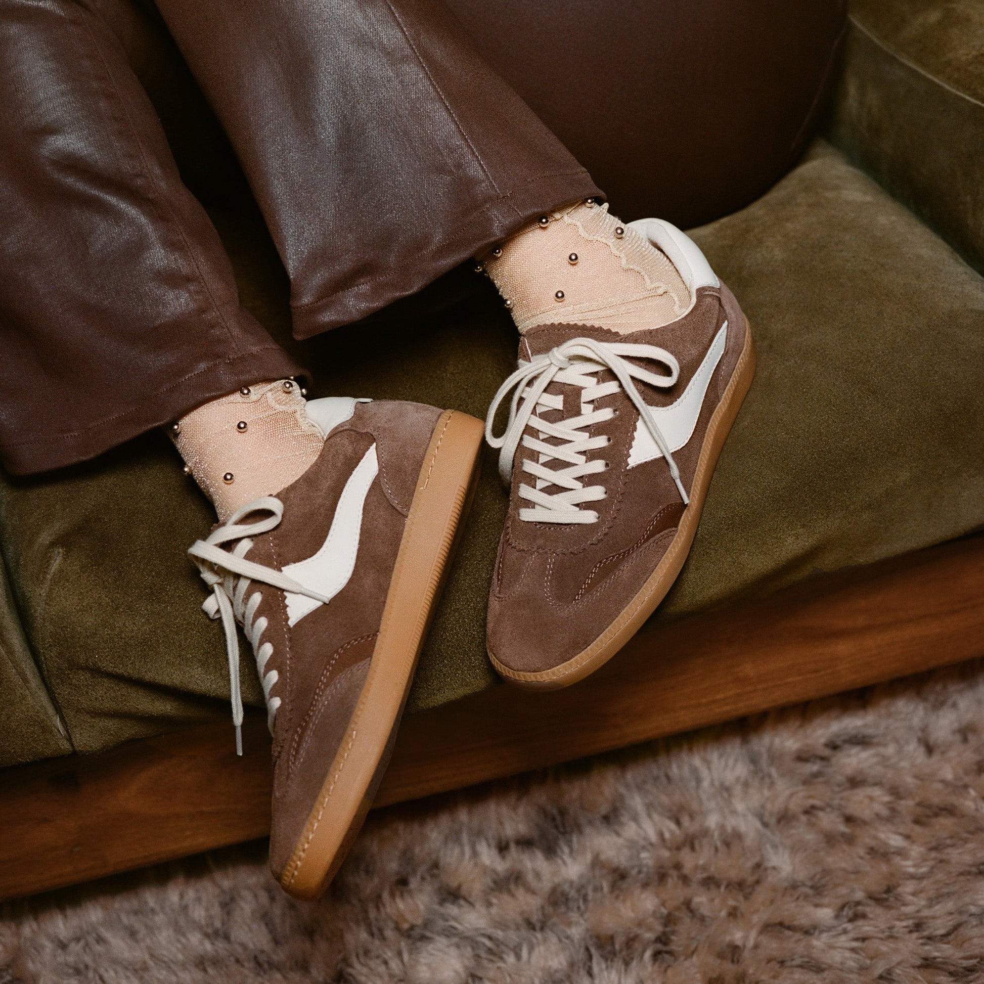 NOTICE SNEAKERS DK BROWN SUEDE
 – Dolce Vita Dolce Vita For sale