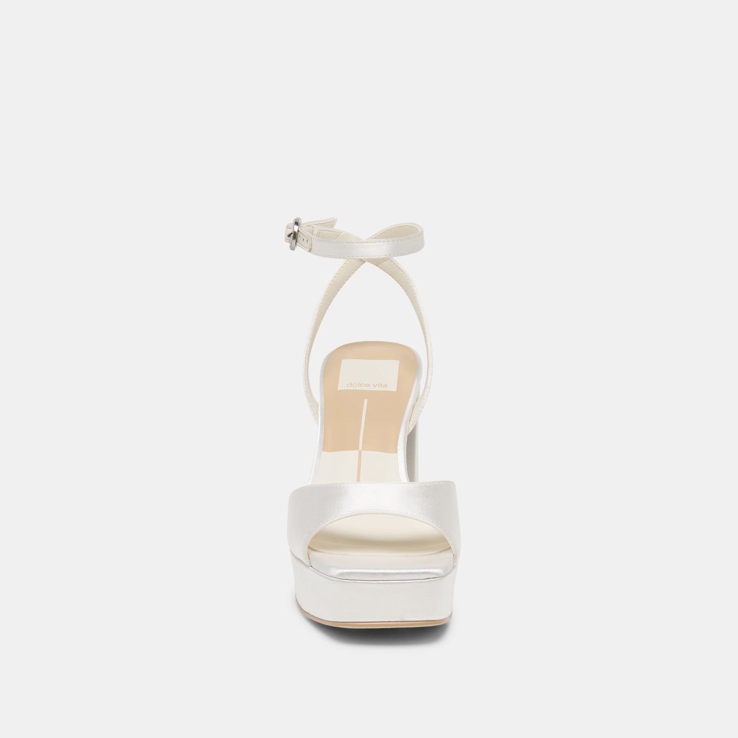 Felica White Satin Heels Dolce Vita New