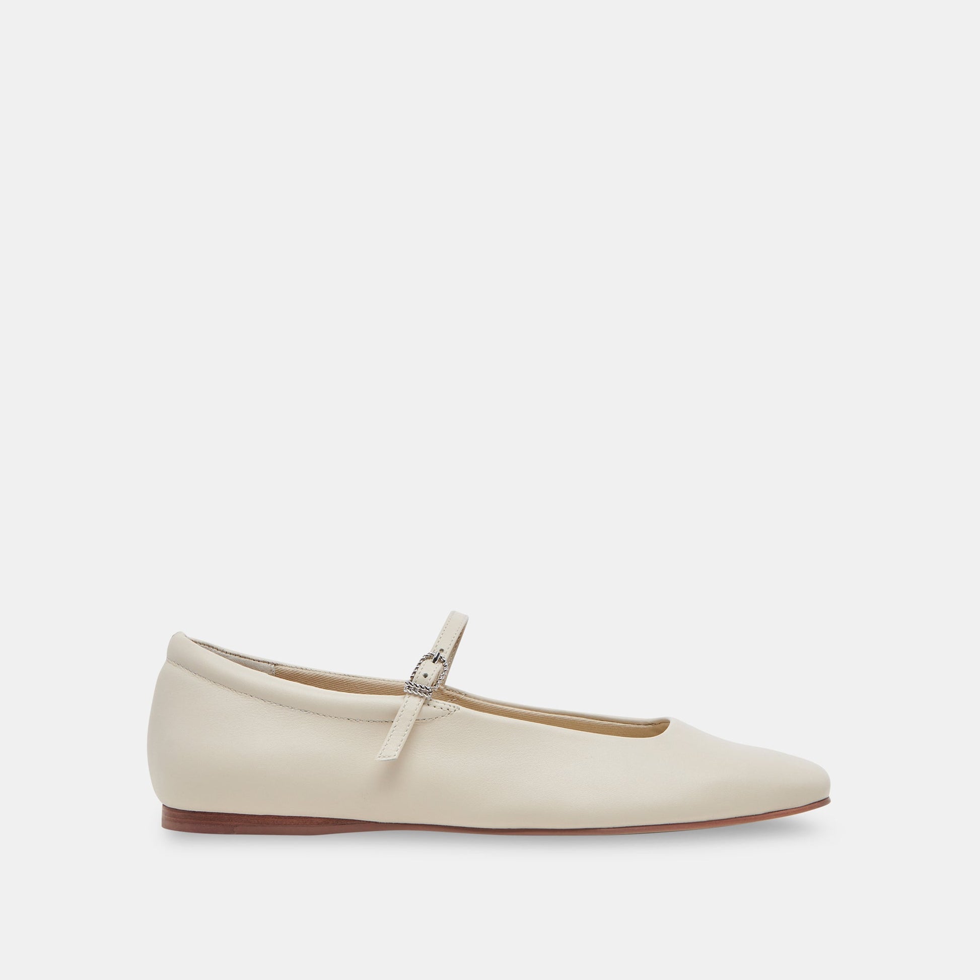Reyes Ivory Leather Ballet Flats Dolce Vita Discount