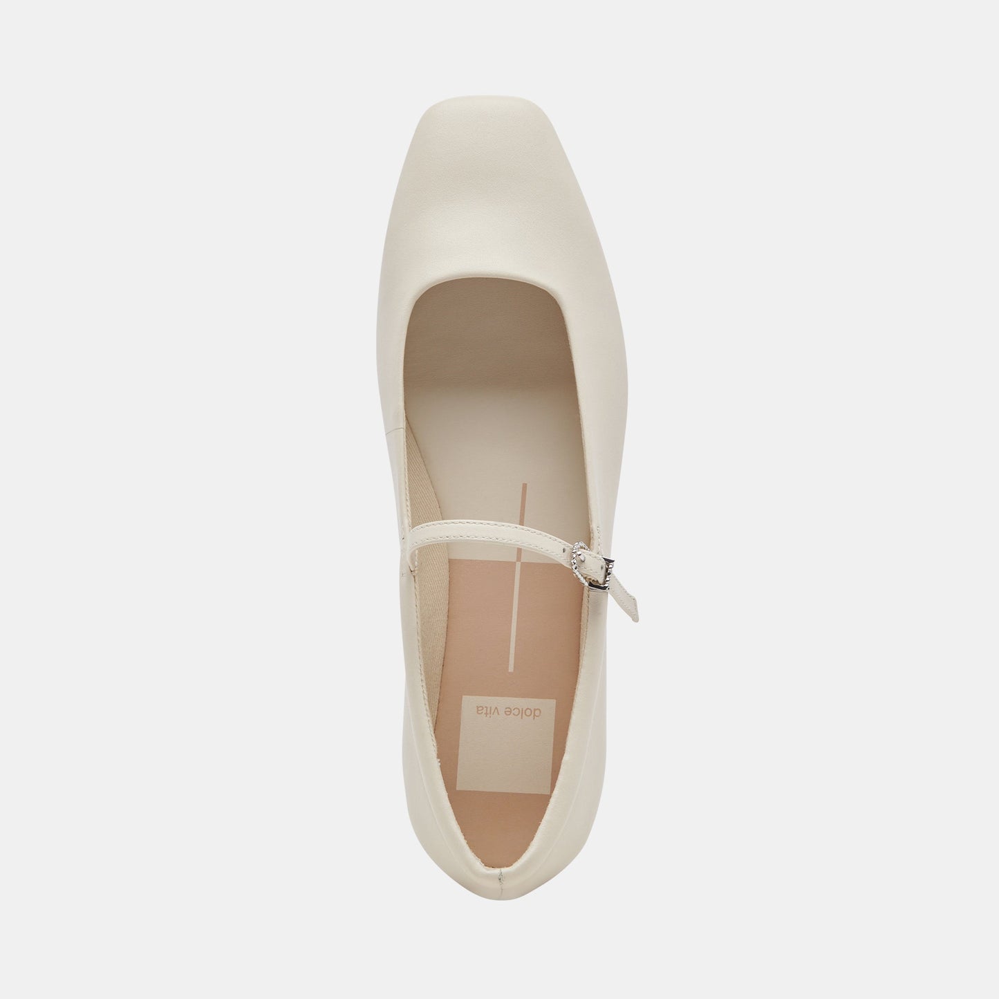 Reyes Ivory Leather Ballet Flats Dolce Vita Discount