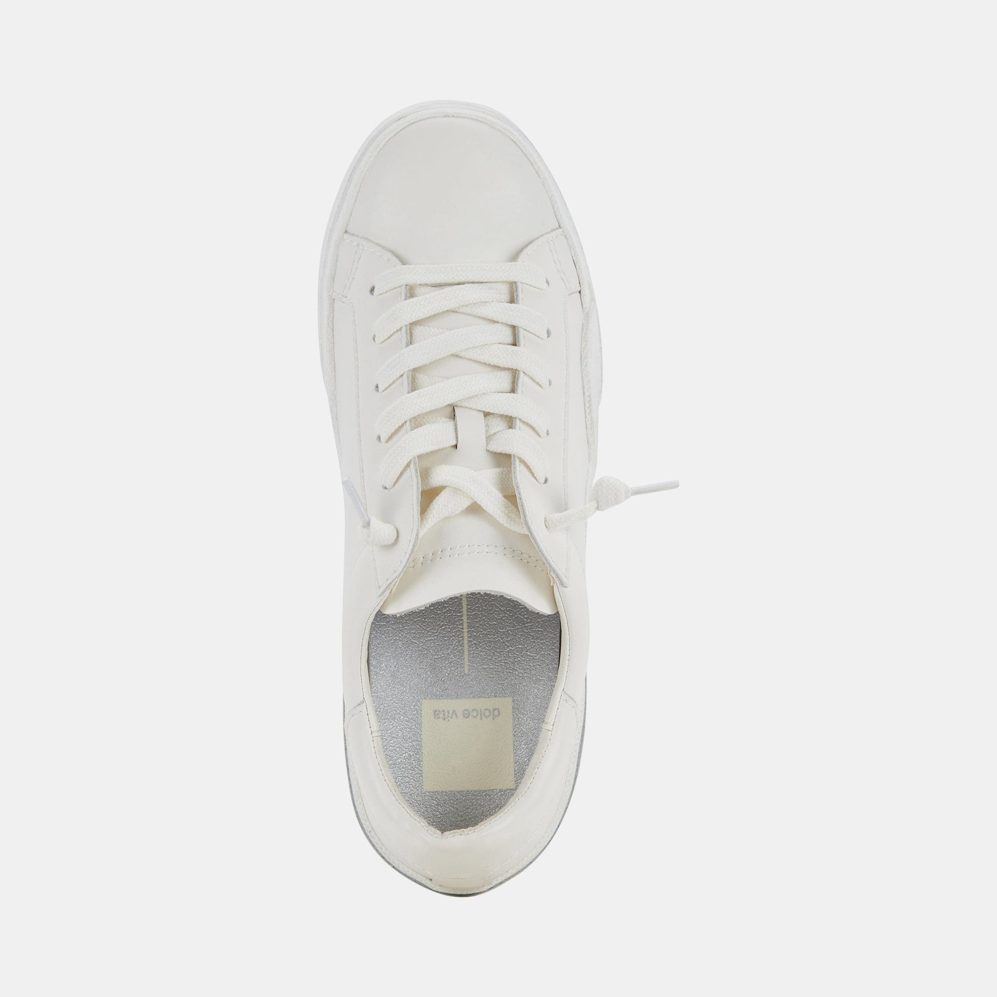Zina 306 Sneakers White Recycled Leather | White Leather Sneakers
 – Dolce Vita Dolce Vita Outlet