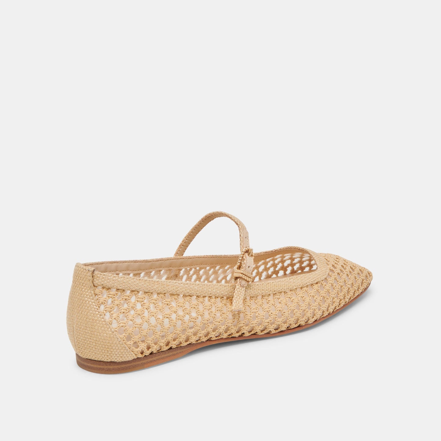 Reyes Lt Natural Woven Raffia Ballet Flats Dolce Vita On sale