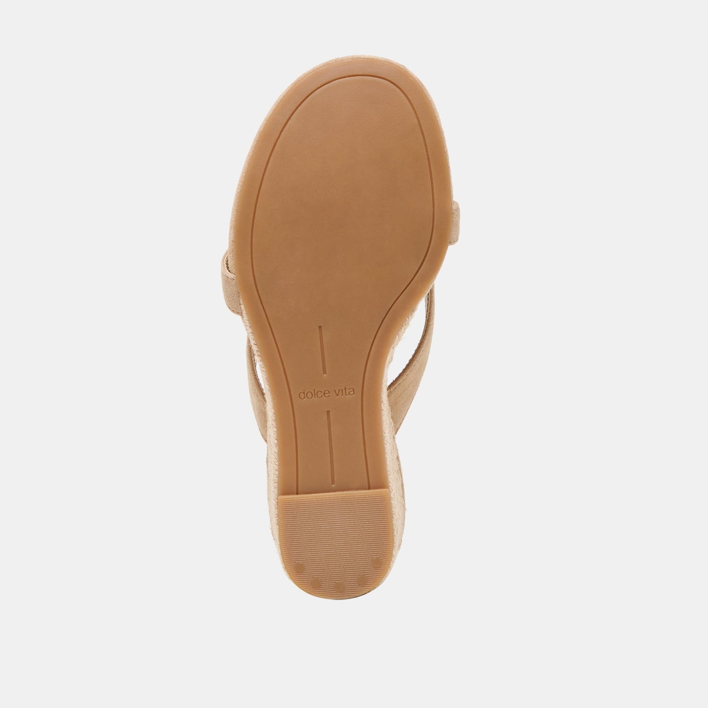 Helan Espadrille Camel Suede Wedges Dolce Vita For sale