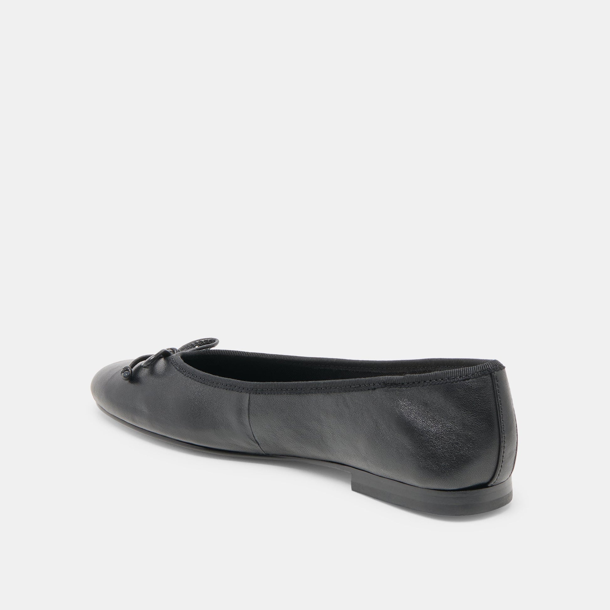 Ritla Black Leather Ballet Flats Dolce Vita Outlet