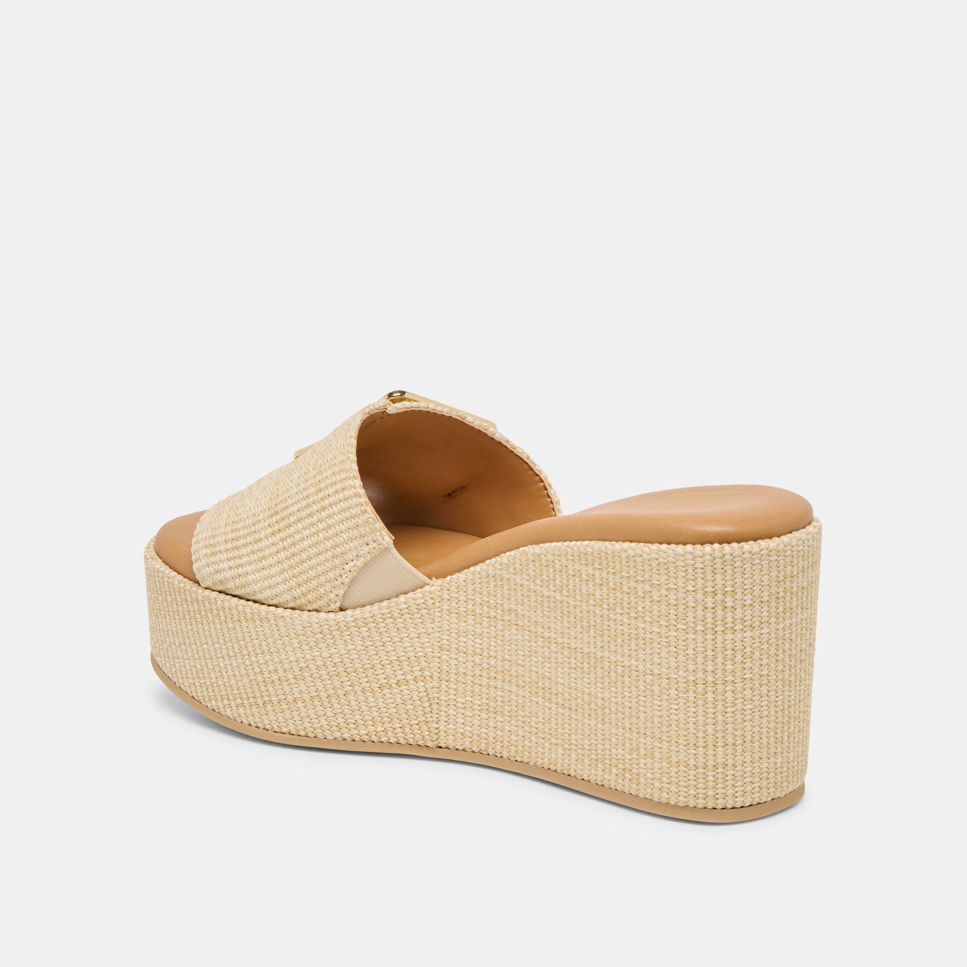 Jilian Lt Natural Raffia Wedges Dolce Vita For sale