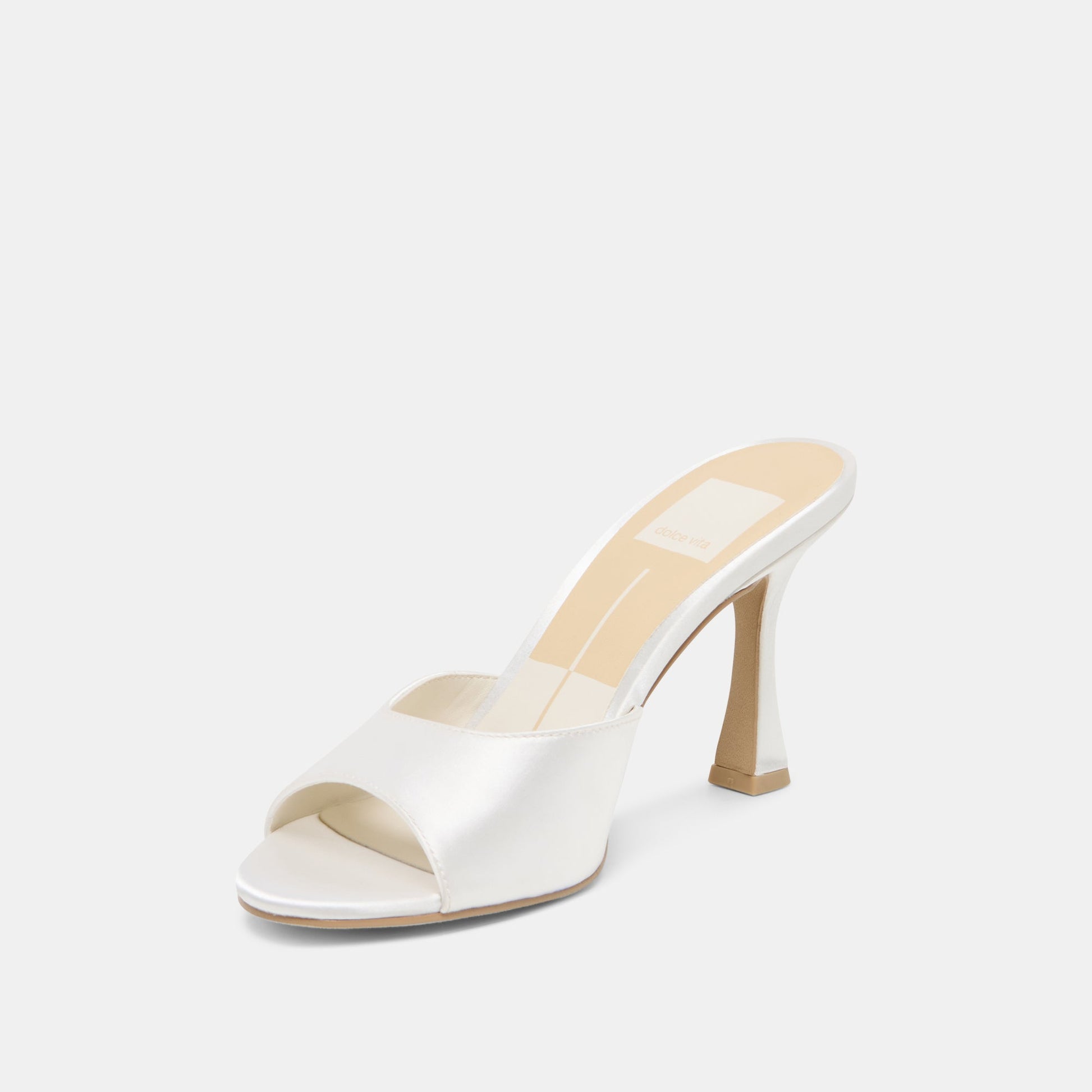 Rosha True White Satin Heels Dolce Vita Outlet