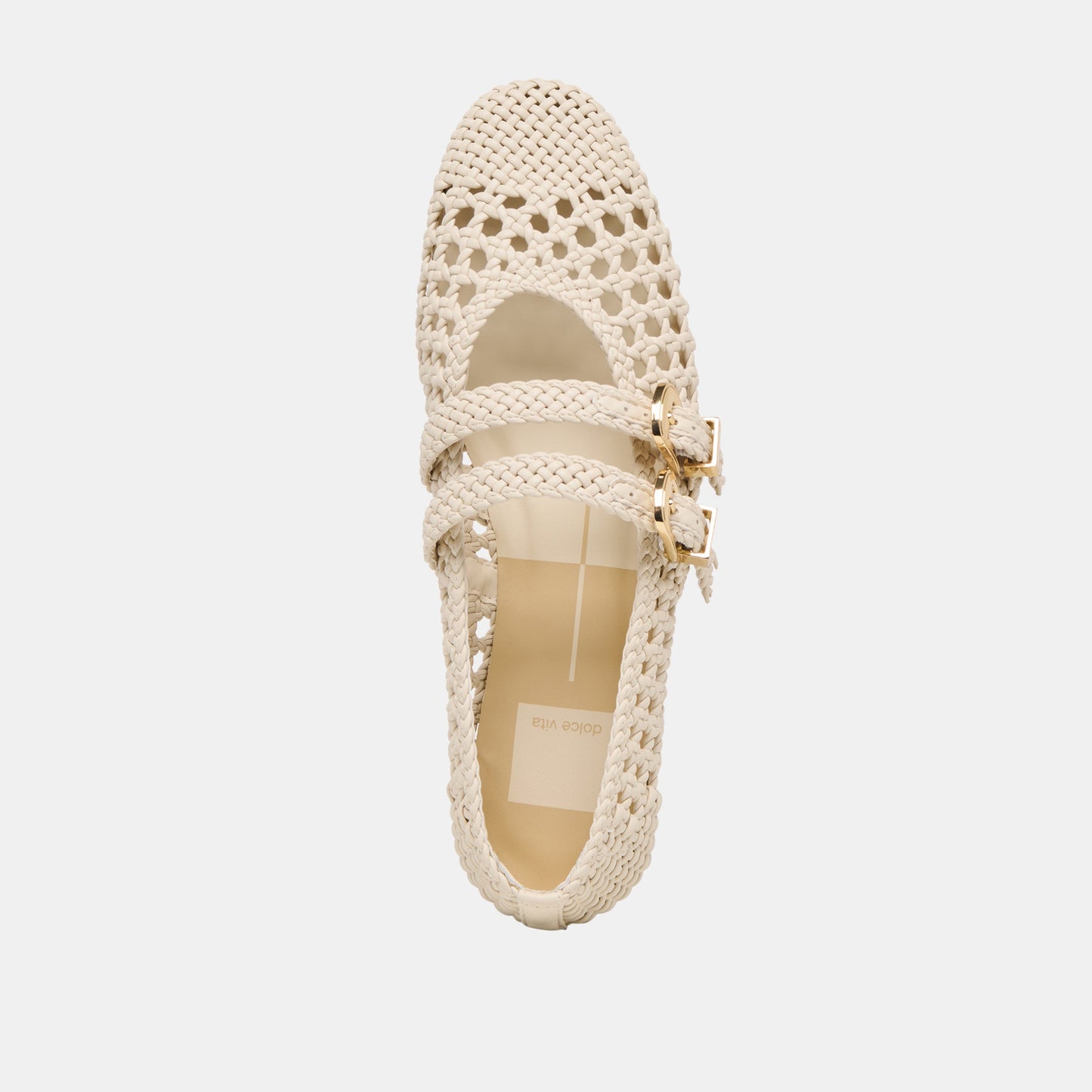 Baylee Creme Woven Stella Ballet Flats Dolce Vita For sale