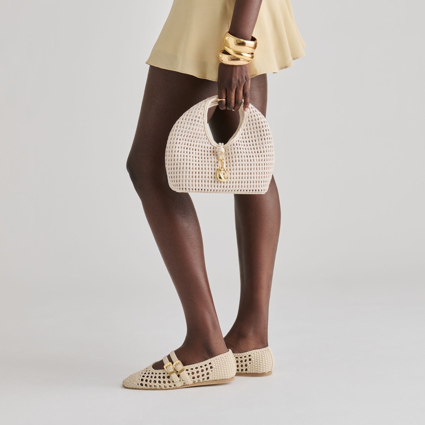 Baylee Creme Woven Stella Ballet Flats Dolce Vita For sale