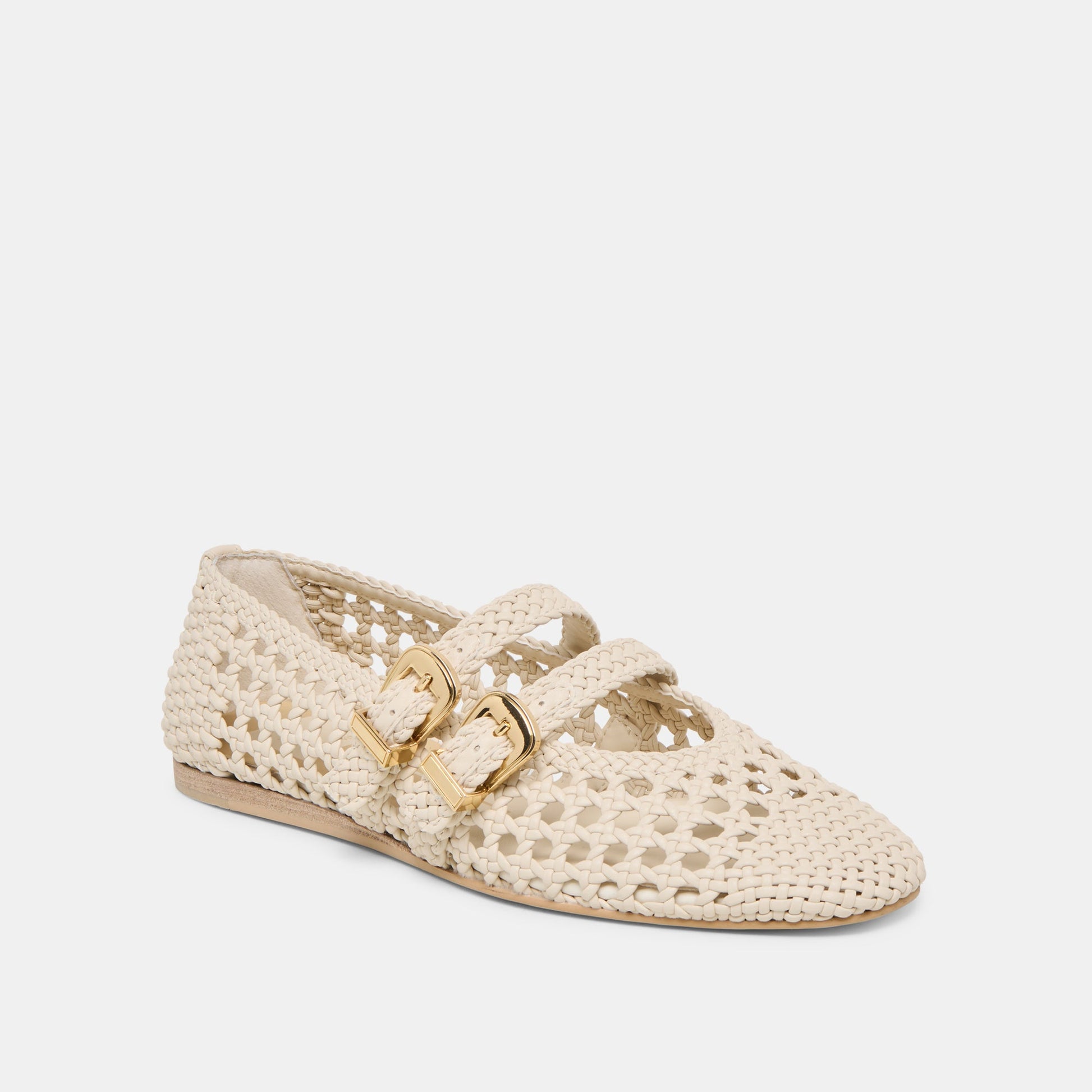 Baylee Creme Woven Stella Ballet Flats Dolce Vita For sale