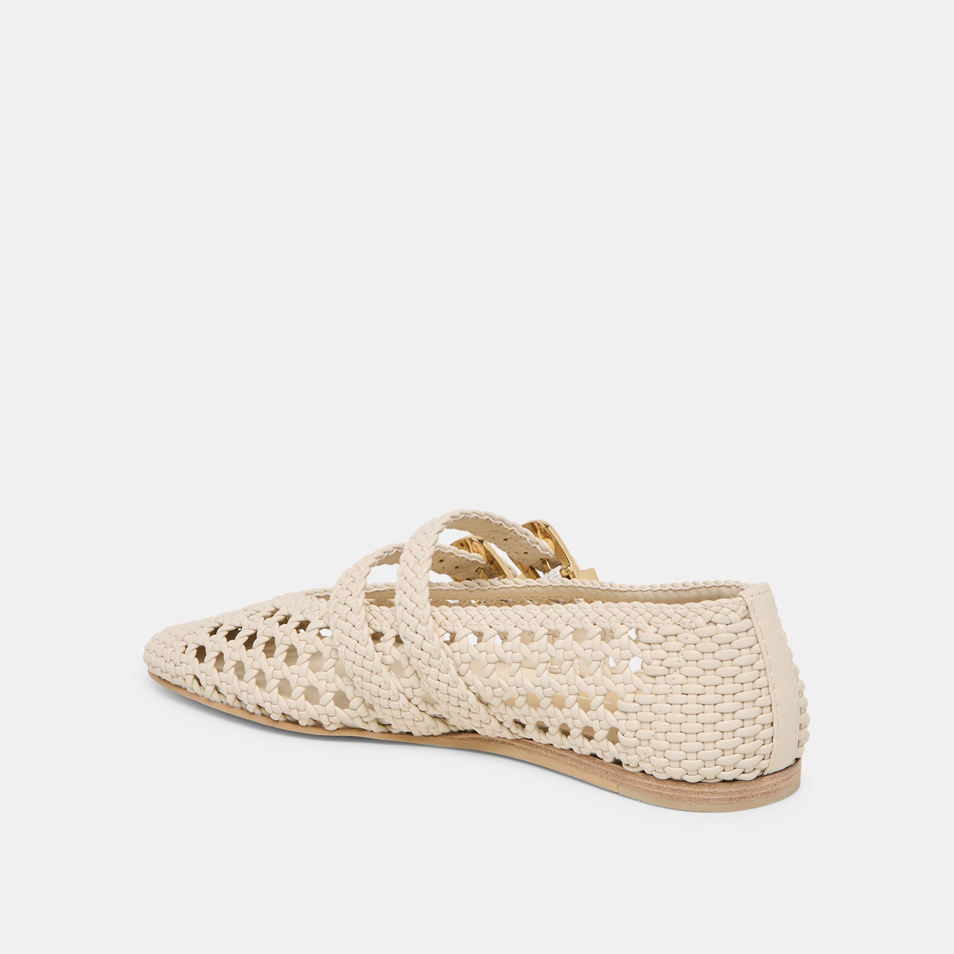 Baylee Creme Woven Stella Ballet Flats Dolce Vita For sale