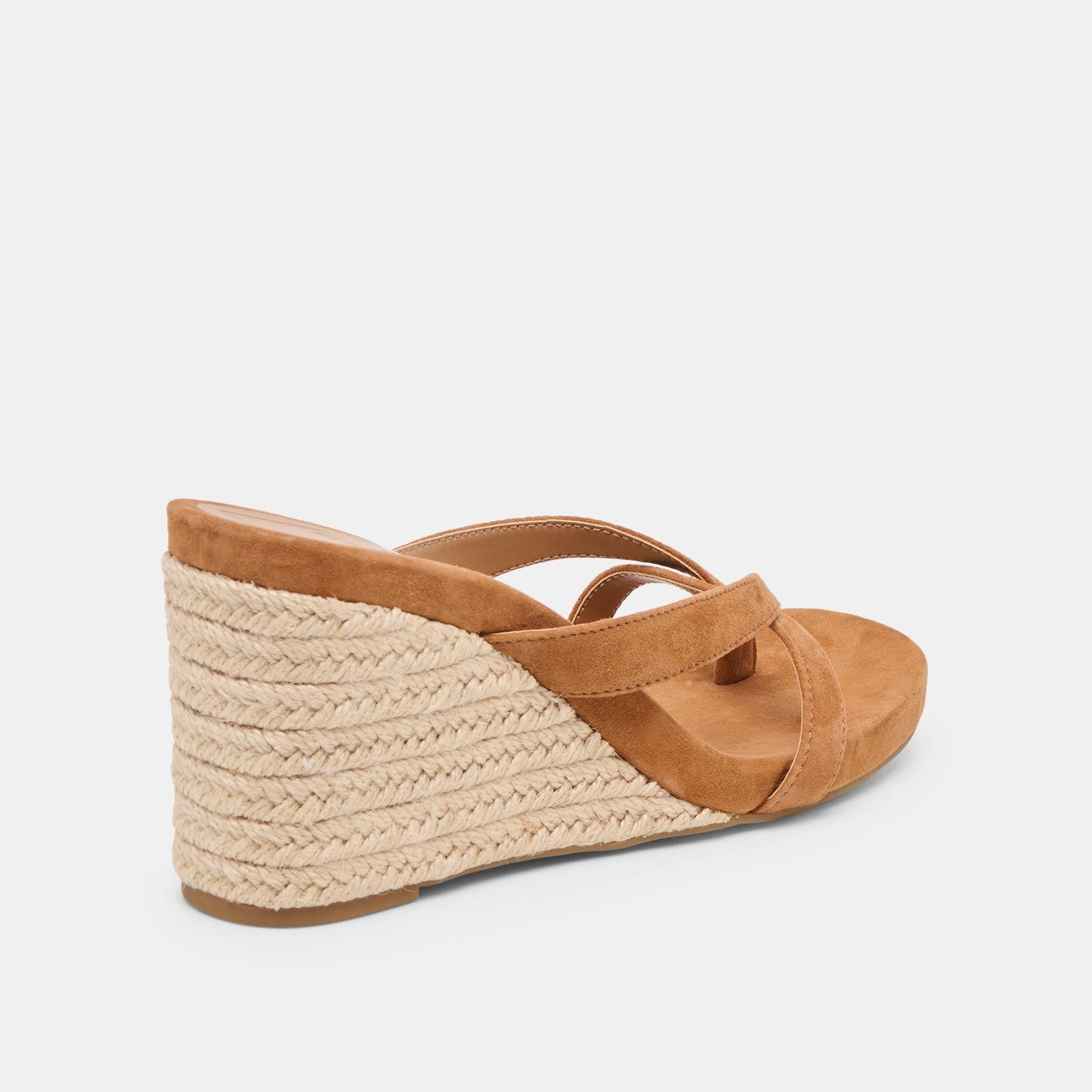 Helan Espadrille Brown Suede Wedges Dolce Vita us