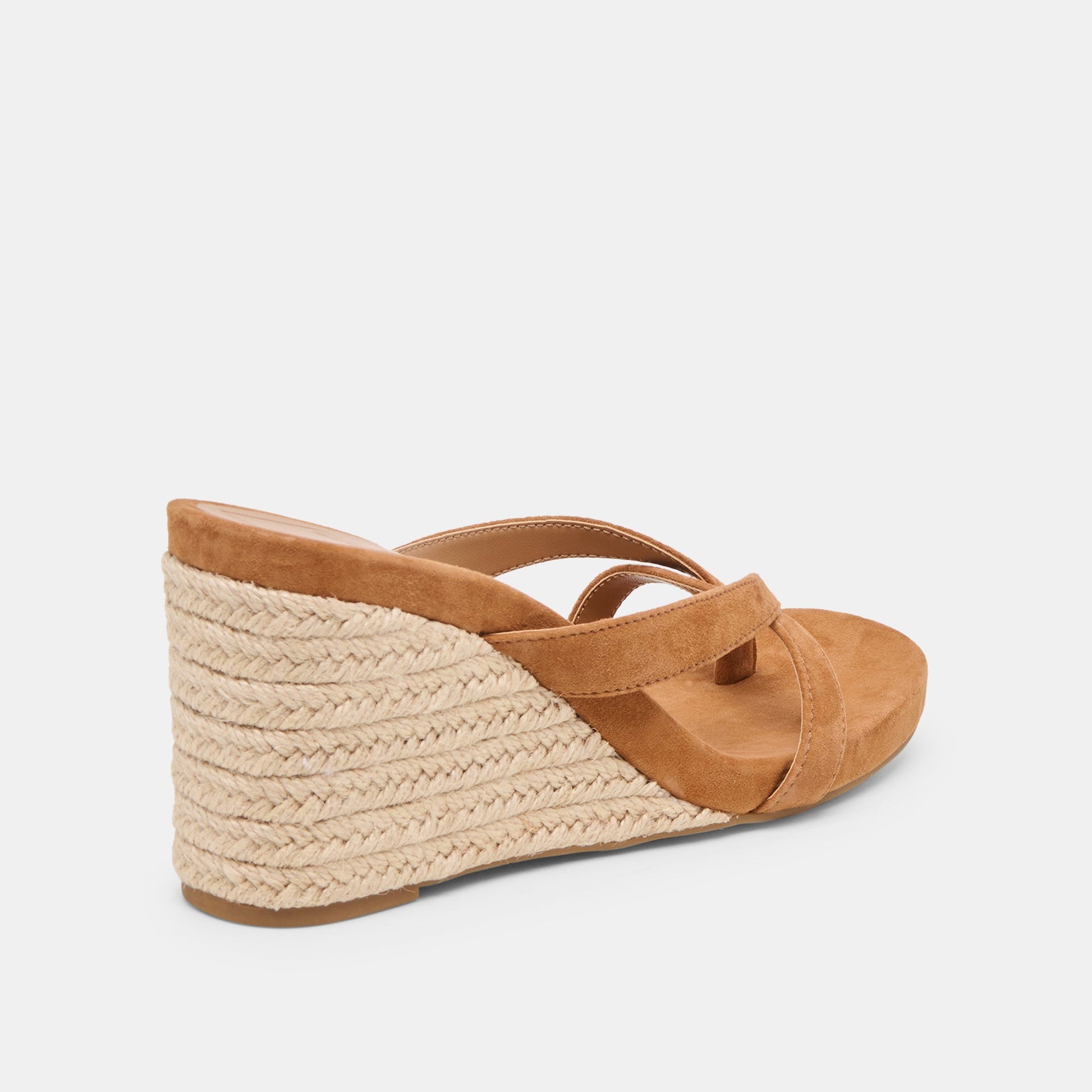 Helan Espadrille Brown Suede Wedges Dolce Vita us