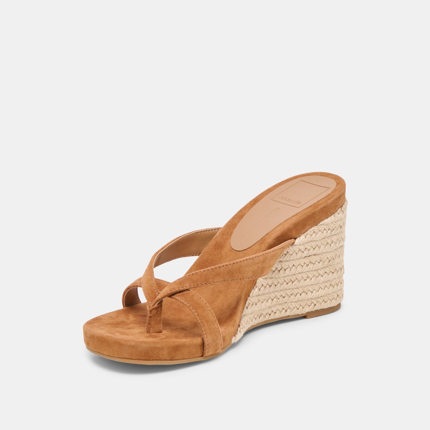 Helan Espadrille Brown Suede Wedges Dolce Vita us