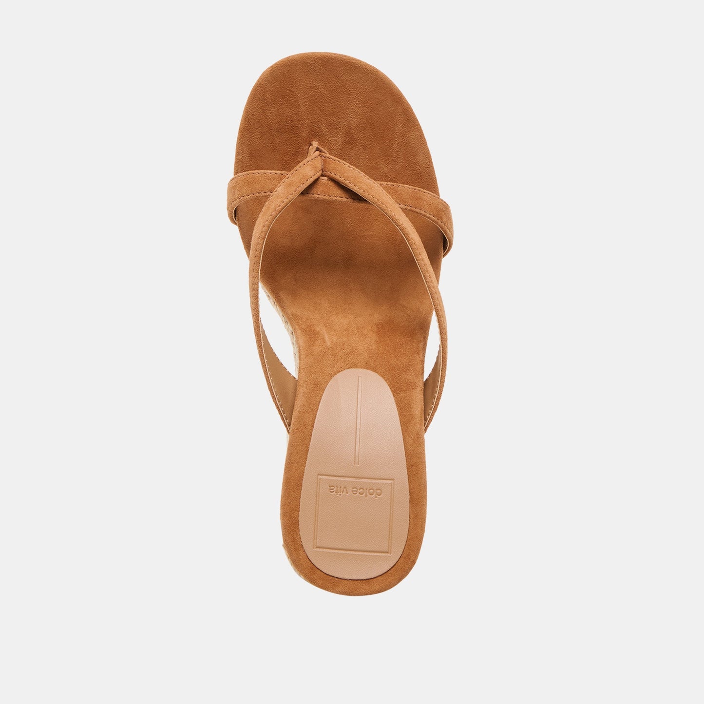 Helan Espadrille Brown Suede Wedges Dolce Vita us