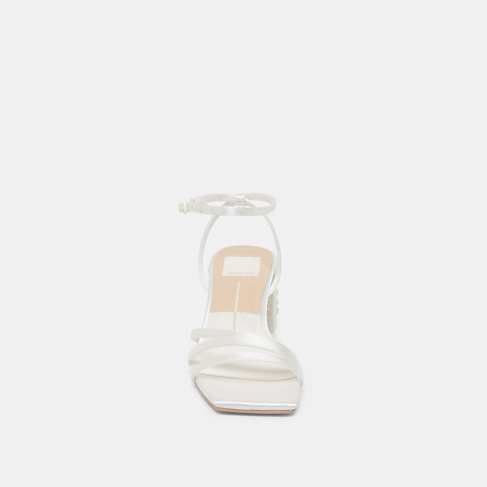 YSABEL PEARL HEELS TRUE WHITE SATIN
 – Dolce Vita Dolce Vita New