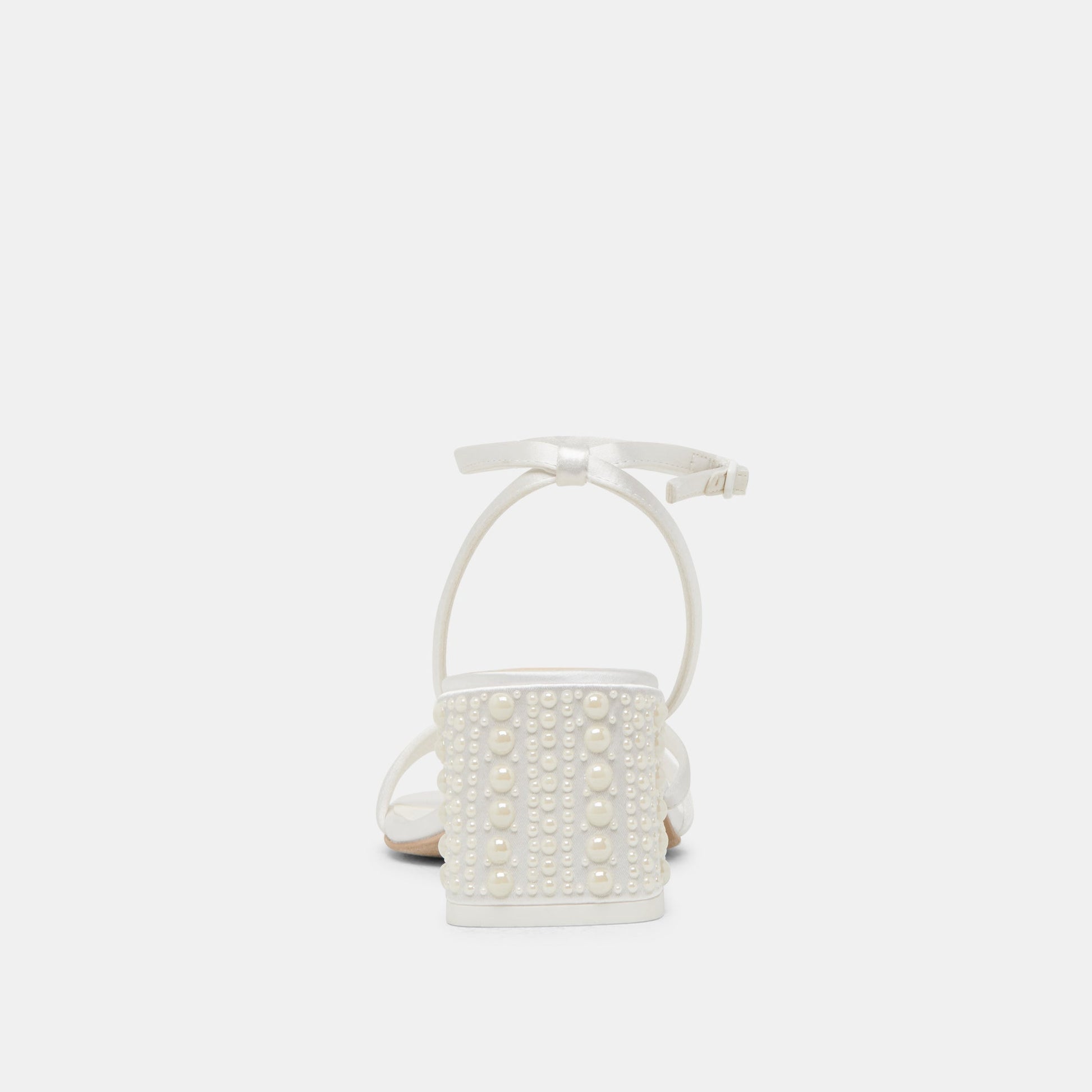 YSABEL PEARL HEELS TRUE WHITE SATIN
 – Dolce Vita Dolce Vita New