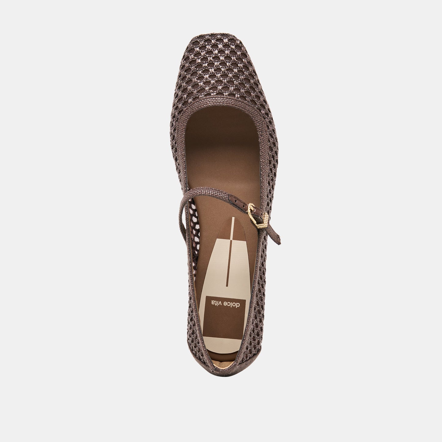 Reyes Chocolate Woven Raffia Ballet Flats Dolce Vita Outlet