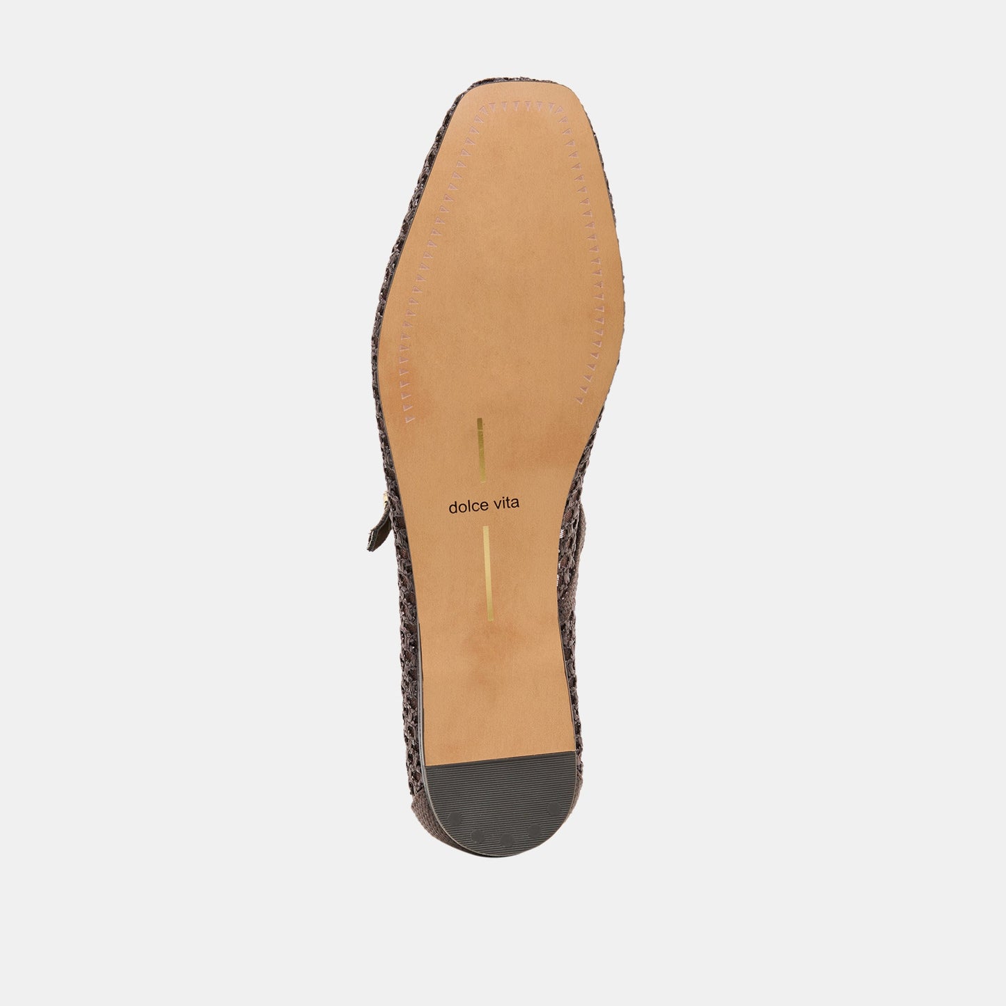 Reyes Chocolate Woven Raffia Ballet Flats Dolce Vita Outlet