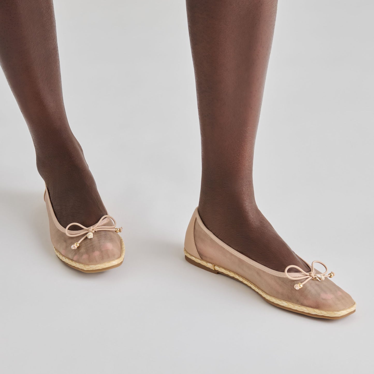 Tianna Mesh Blush Mesh Ballet Flats Dolce Vita New