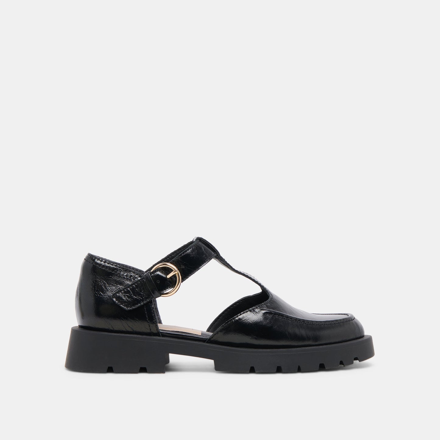 EMILIO FLATS MIDNIGHT CRINKLE PATENT LEATHER
 – Dolce Vita Dolce Vita Discount