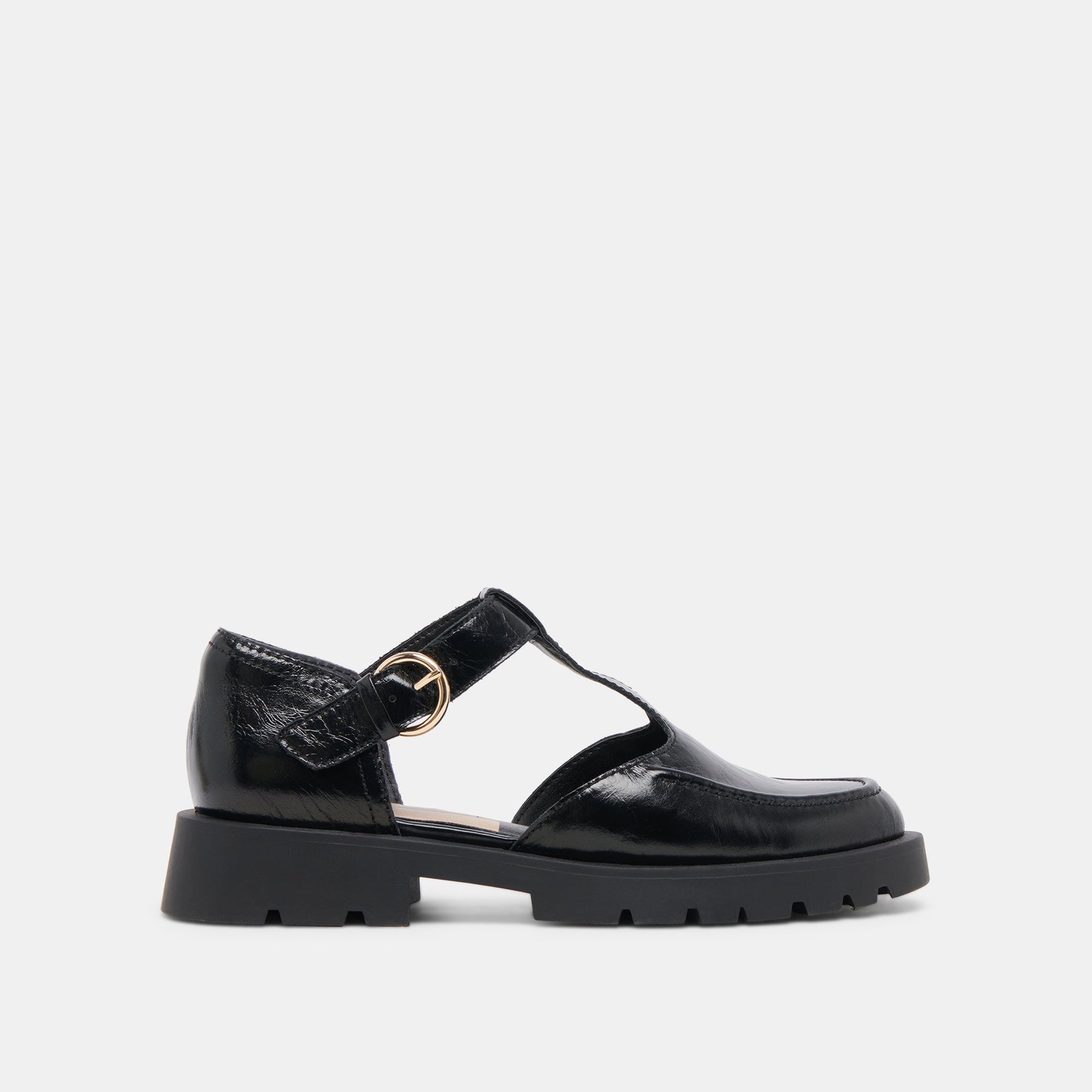 EMILIO FLATS MIDNIGHT CRINKLE PATENT LEATHER
 – Dolce Vita Dolce Vita Discount