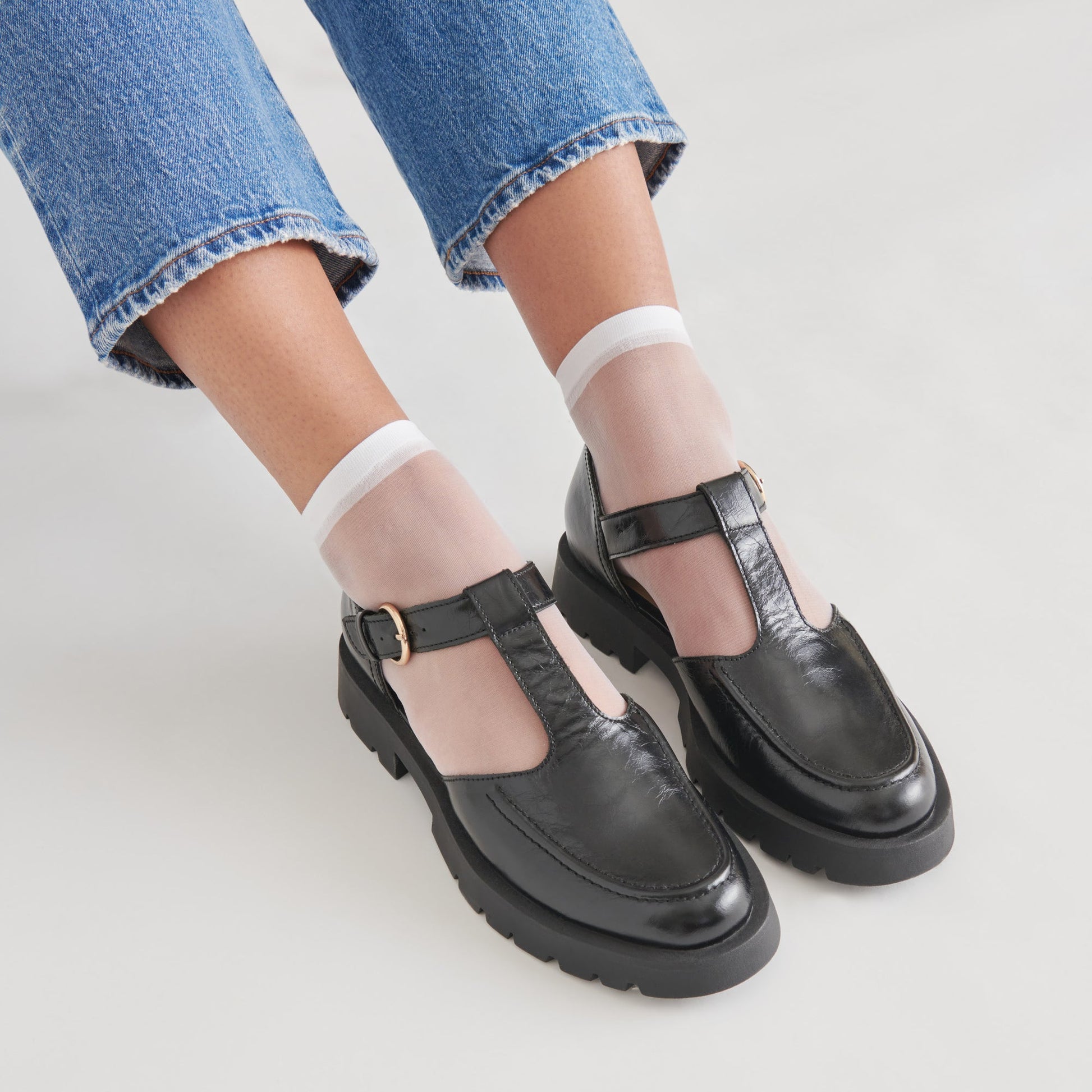 EMILIO FLATS MIDNIGHT CRINKLE PATENT LEATHER
 – Dolce Vita Dolce Vita Discount