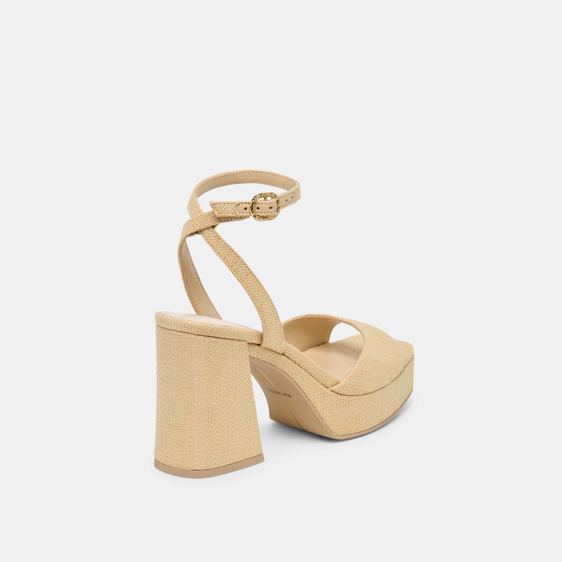 Felica Natural Raffia Heels Dolce Vita Online