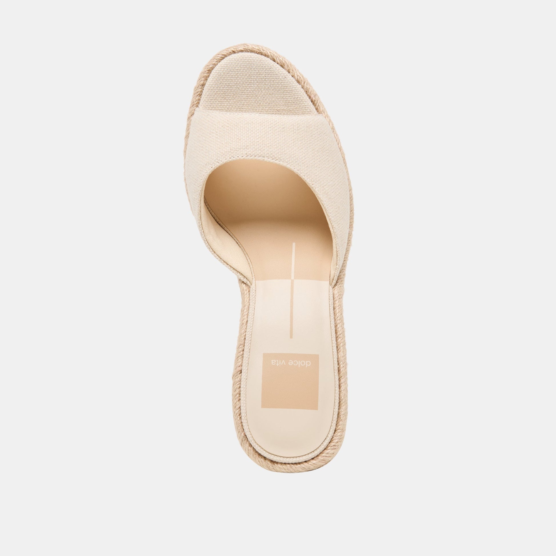 Vaya Ecru Linen Wedges Dolce Vita On sale