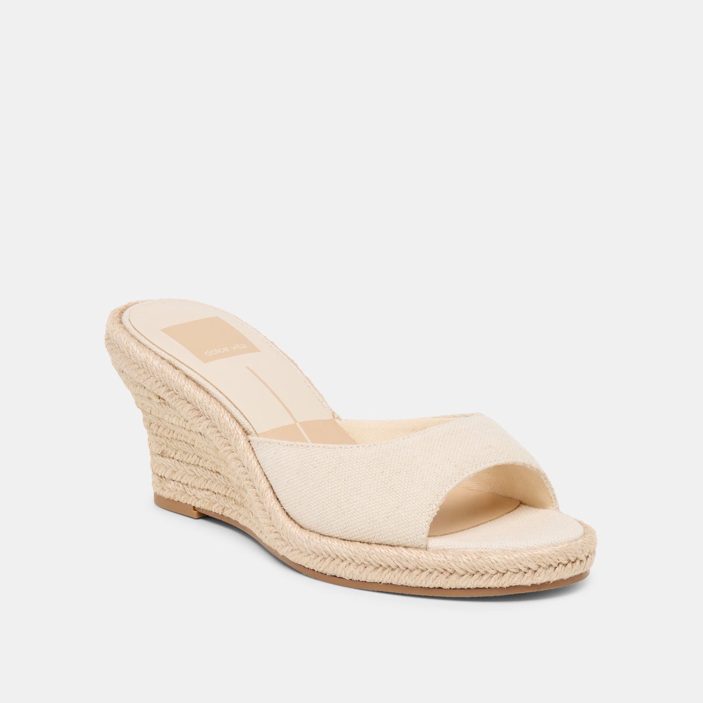 Vaya Ecru Linen Wedges Dolce Vita On sale