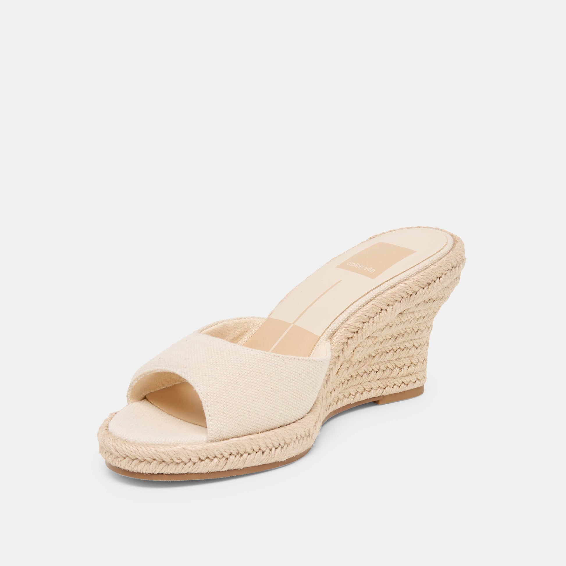 Vaya Ecru Linen Wedges Dolce Vita On sale