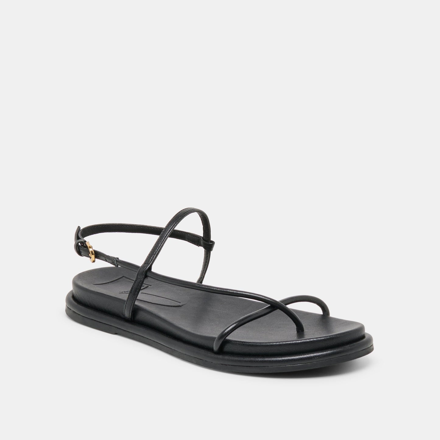 Dom Black Leather Sandals Dolce Vita Discount