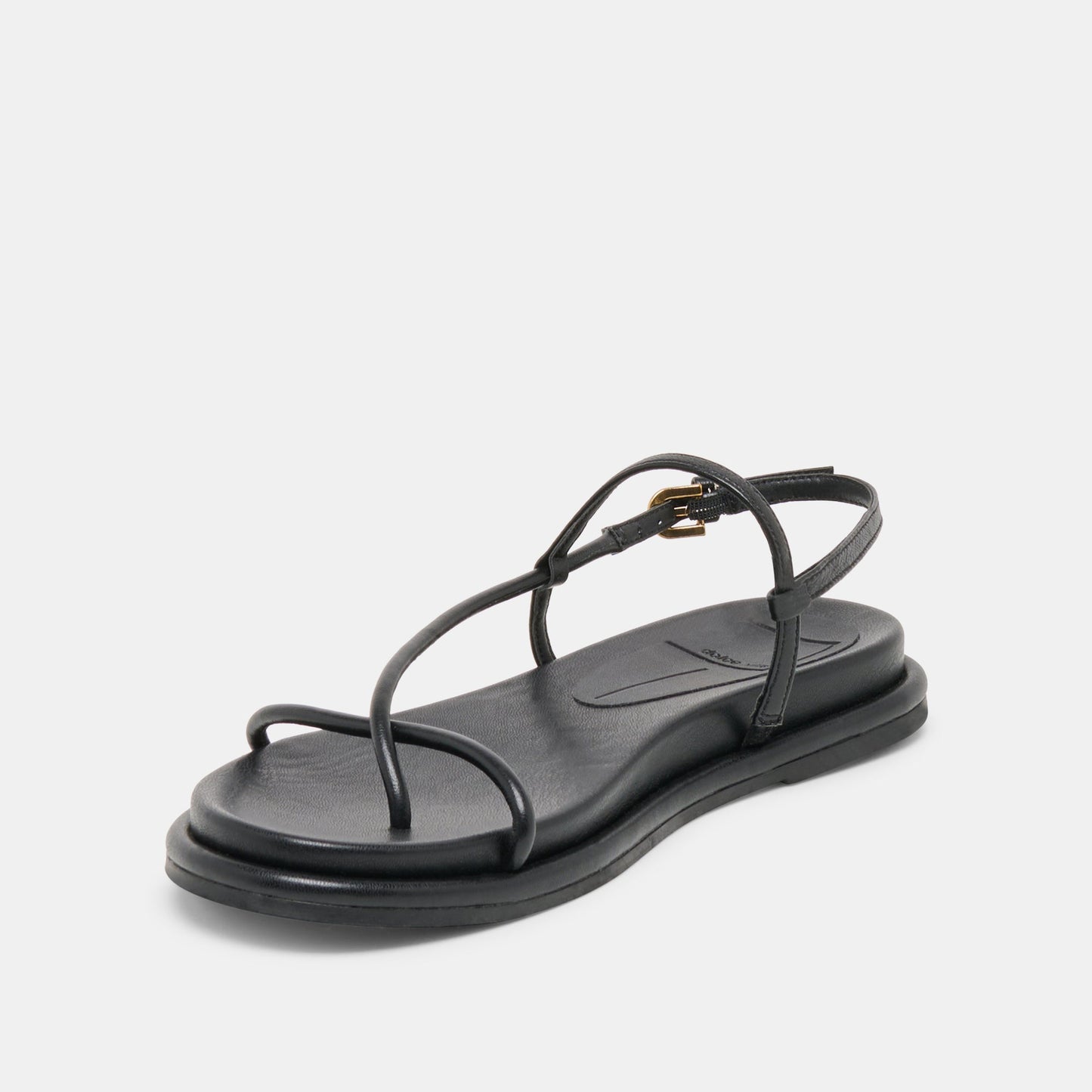 Dom Black Leather Sandals Dolce Vita Discount