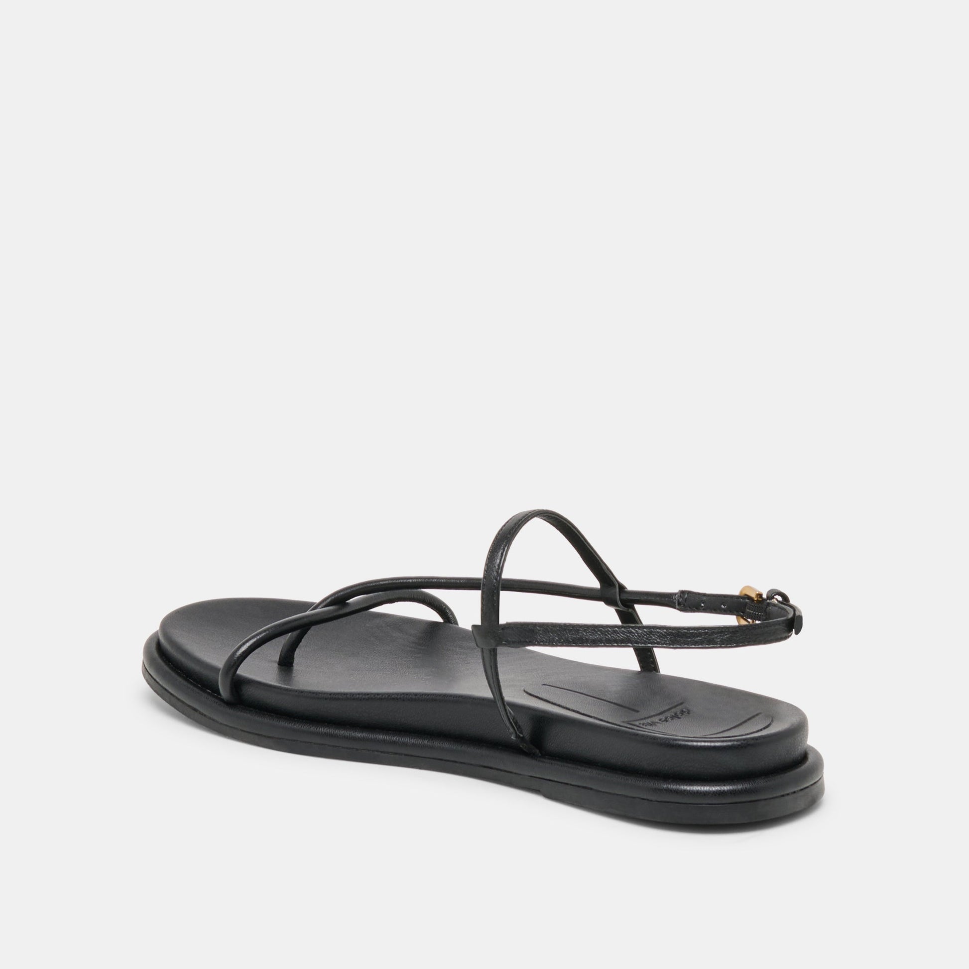 Dom Black Leather Sandals Dolce Vita Discount