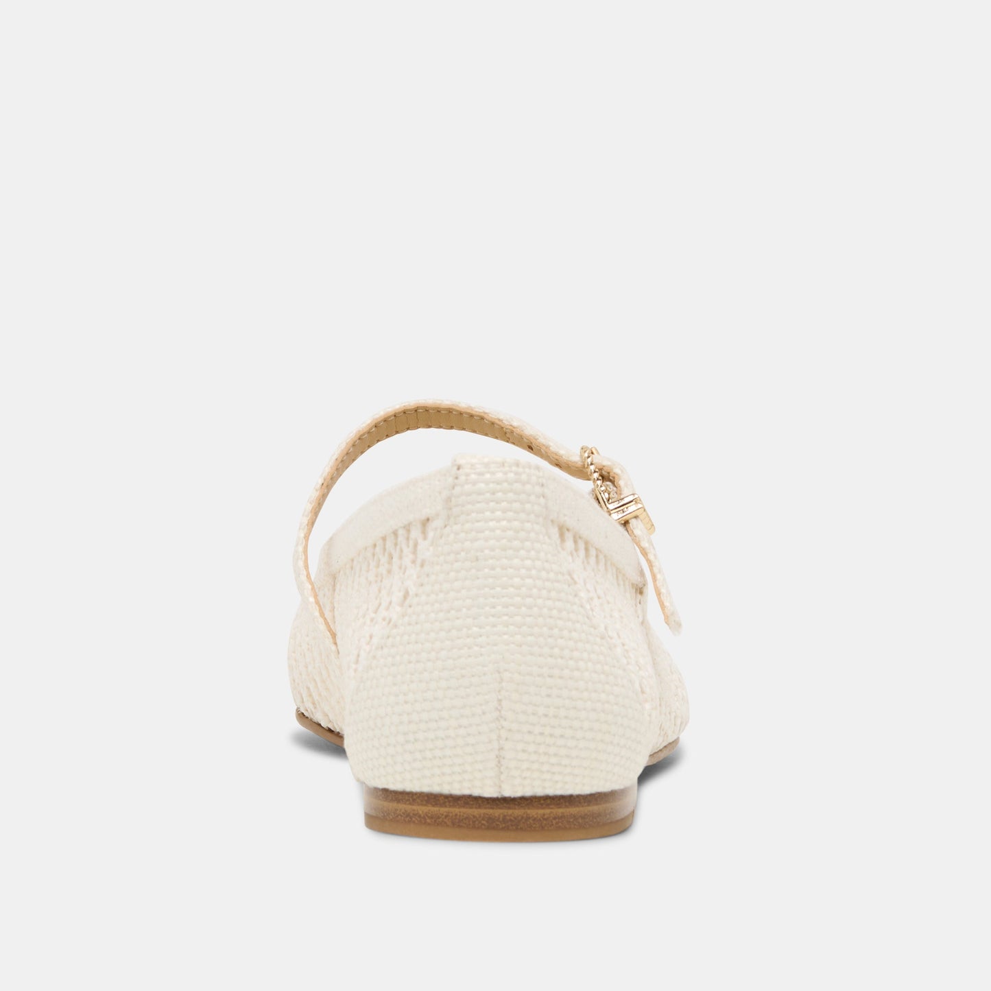 Reyes White Woven Raffia Ballet Flats Dolce Vita Outlet