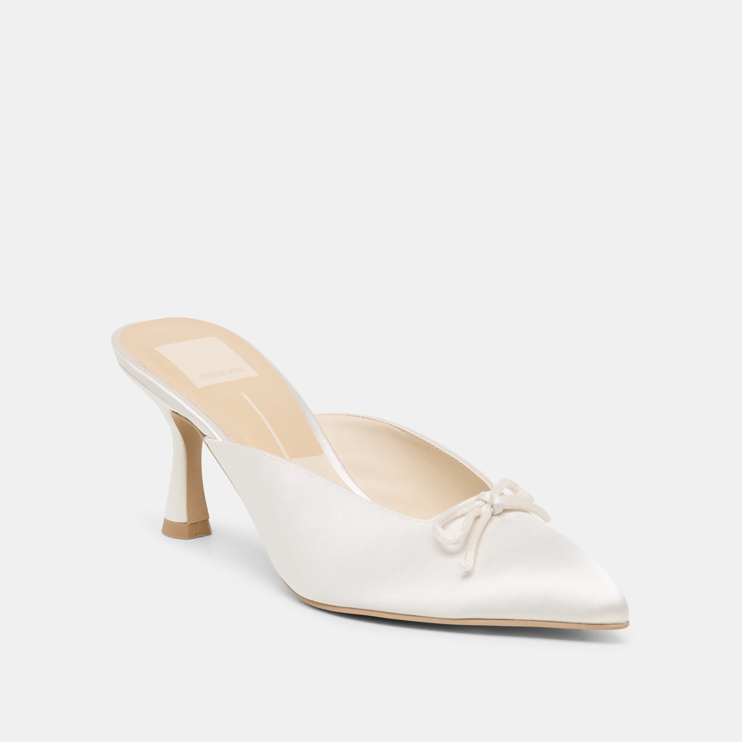Cleo High Off White Satin Heels Dolce Vita Sale