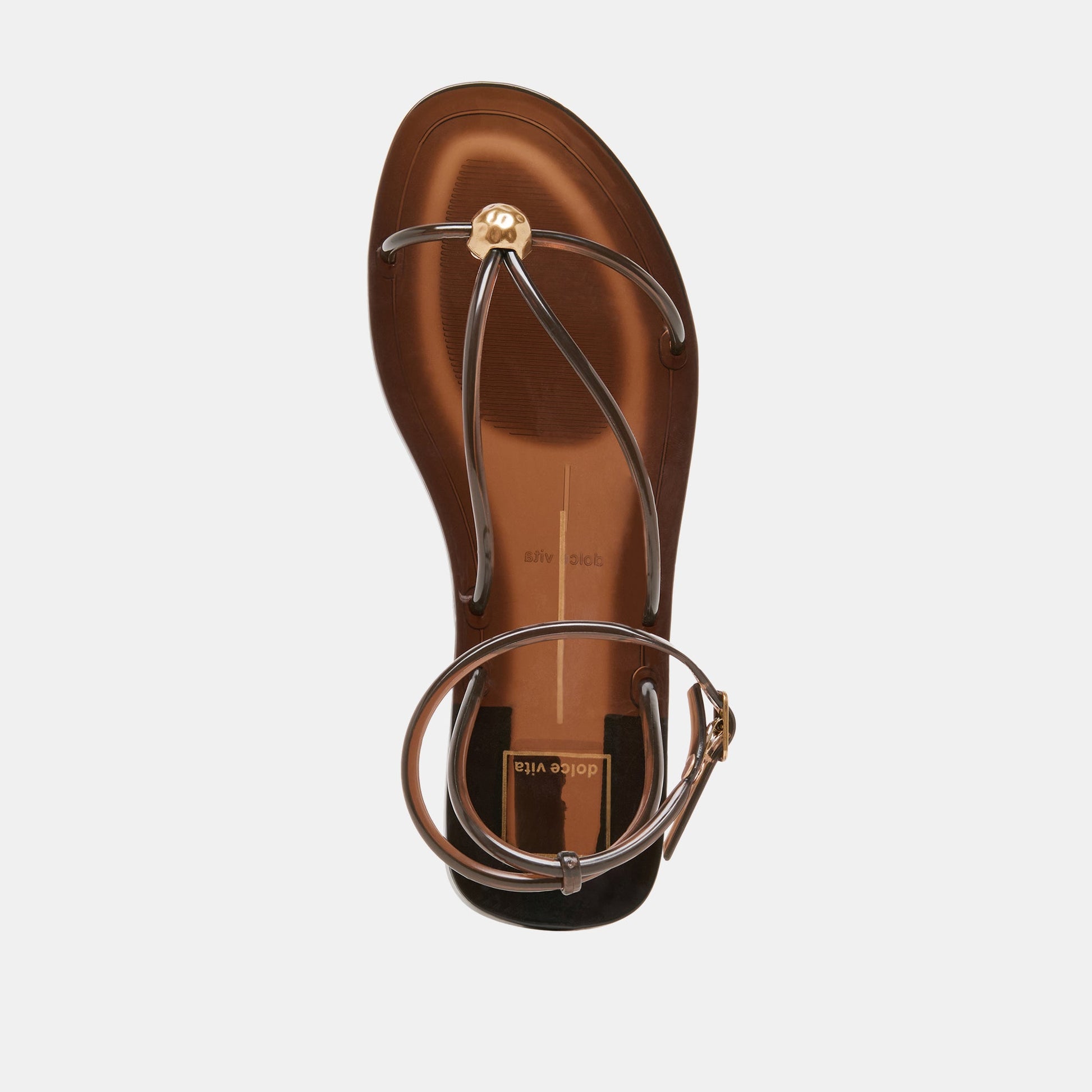 Kenley Vinyl Chocolate Jelly Sandals Dolce Vita For sale