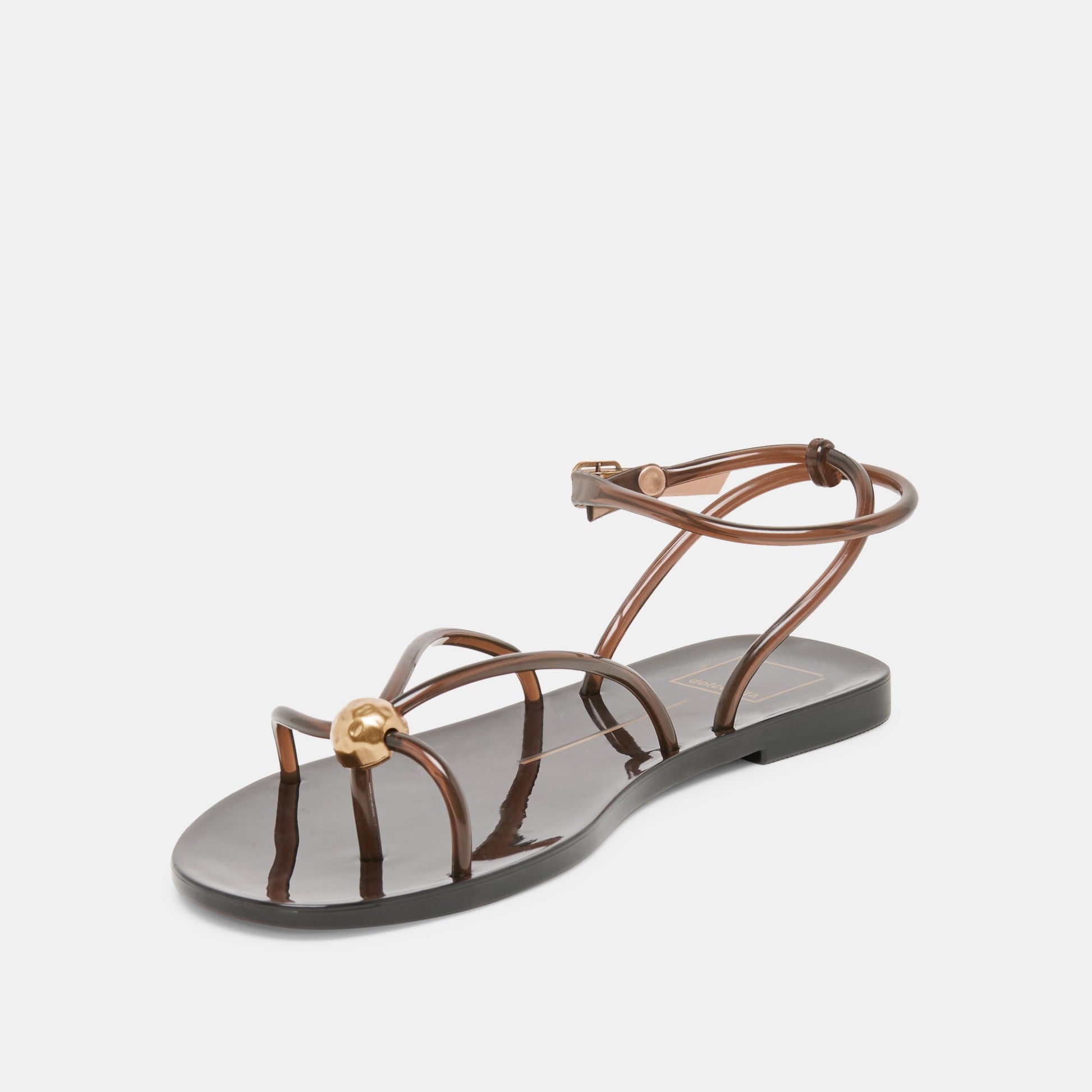 Kenley Vinyl Chocolate Jelly Sandals Dolce Vita For sale