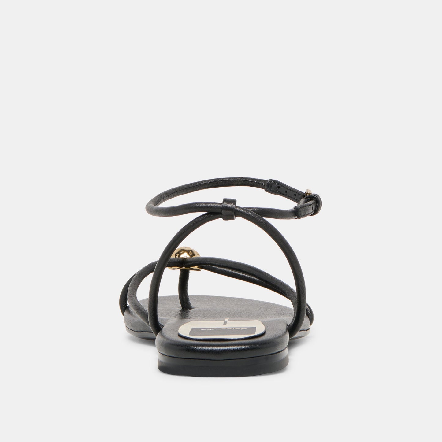 Kenley Black Leather Sandals Dolce Vita Discount