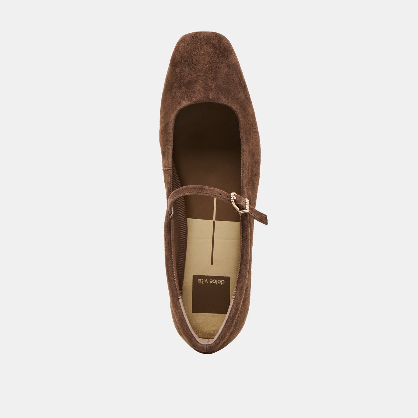 Reyes Dk Brown Suede Ballet Flats Dolce Vita Online