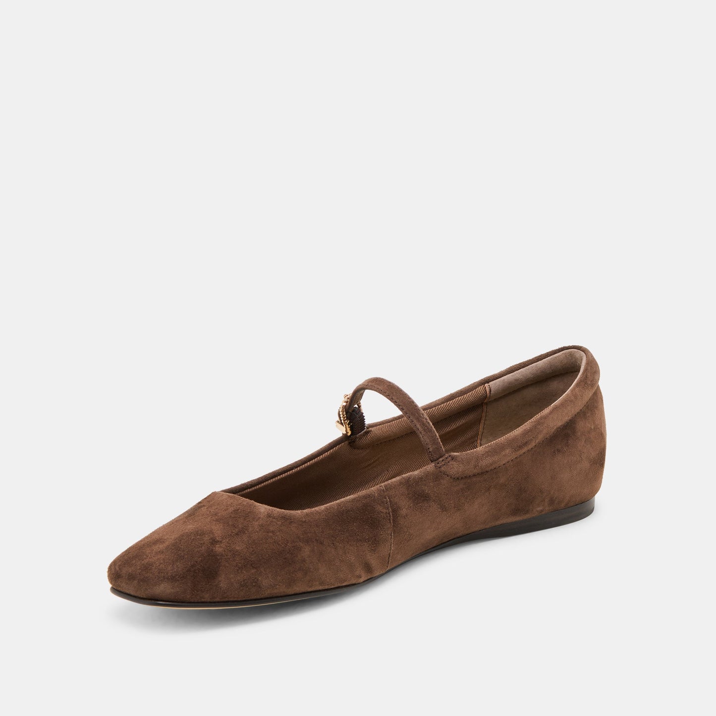 Reyes Dk Brown Suede Ballet Flats Dolce Vita Online