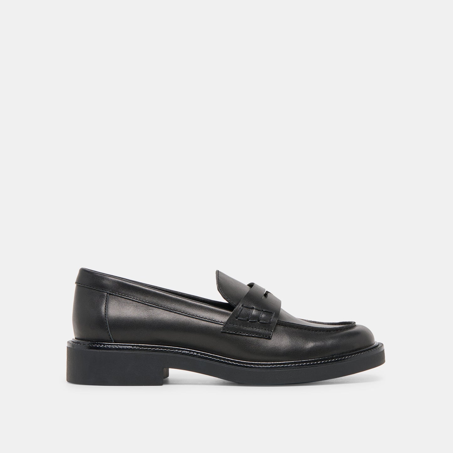 Tiggy Black Leather Loafers Dolce Vita Outlet