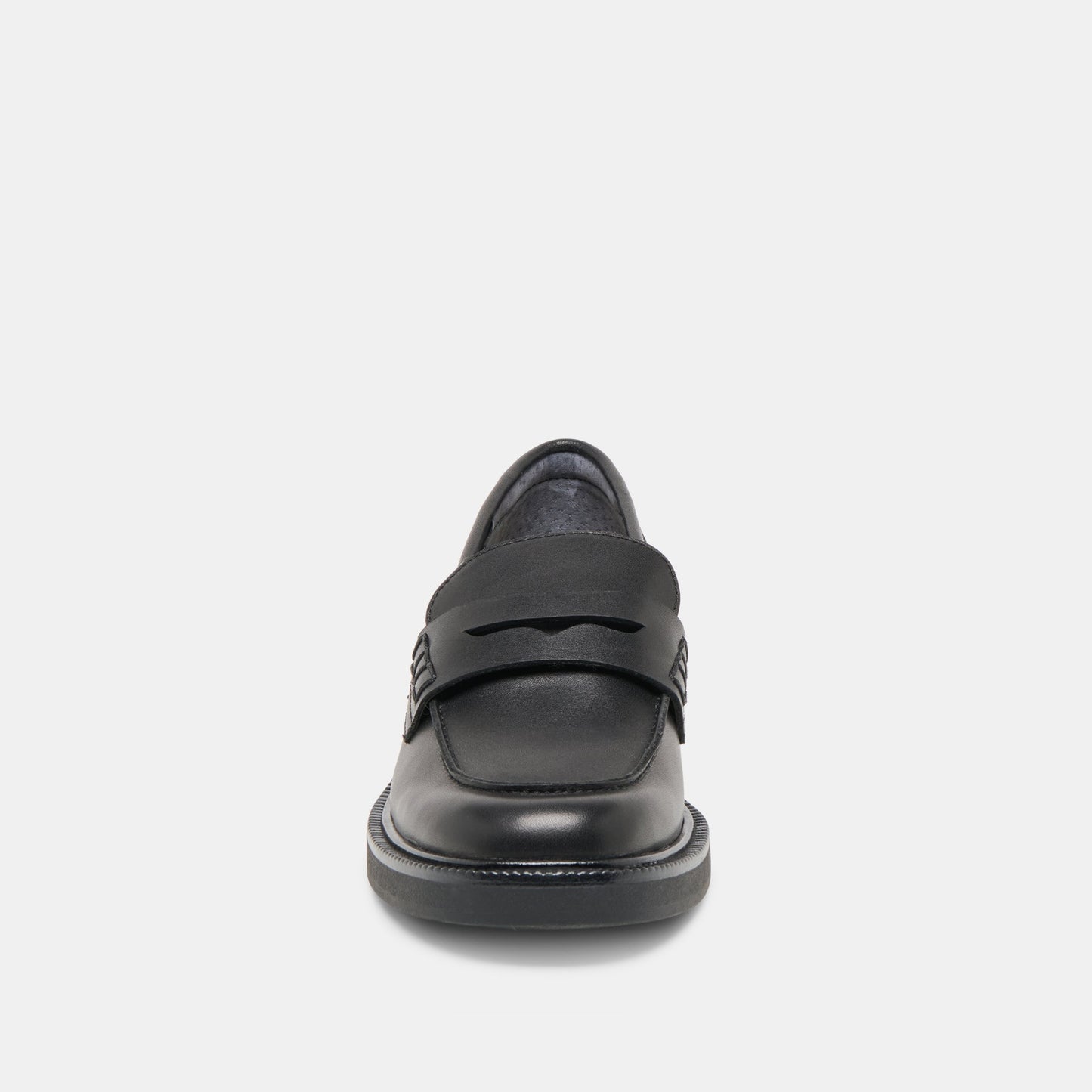 Tiggy Black Leather Loafers Dolce Vita Outlet